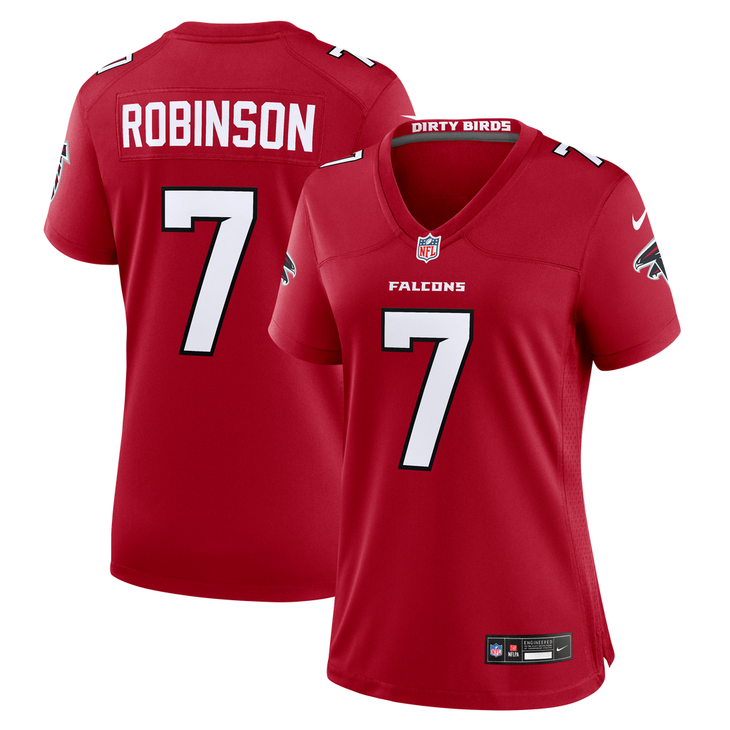 Women's Atlanta Falcons Bijan Robinson Nike Red Game Jersey