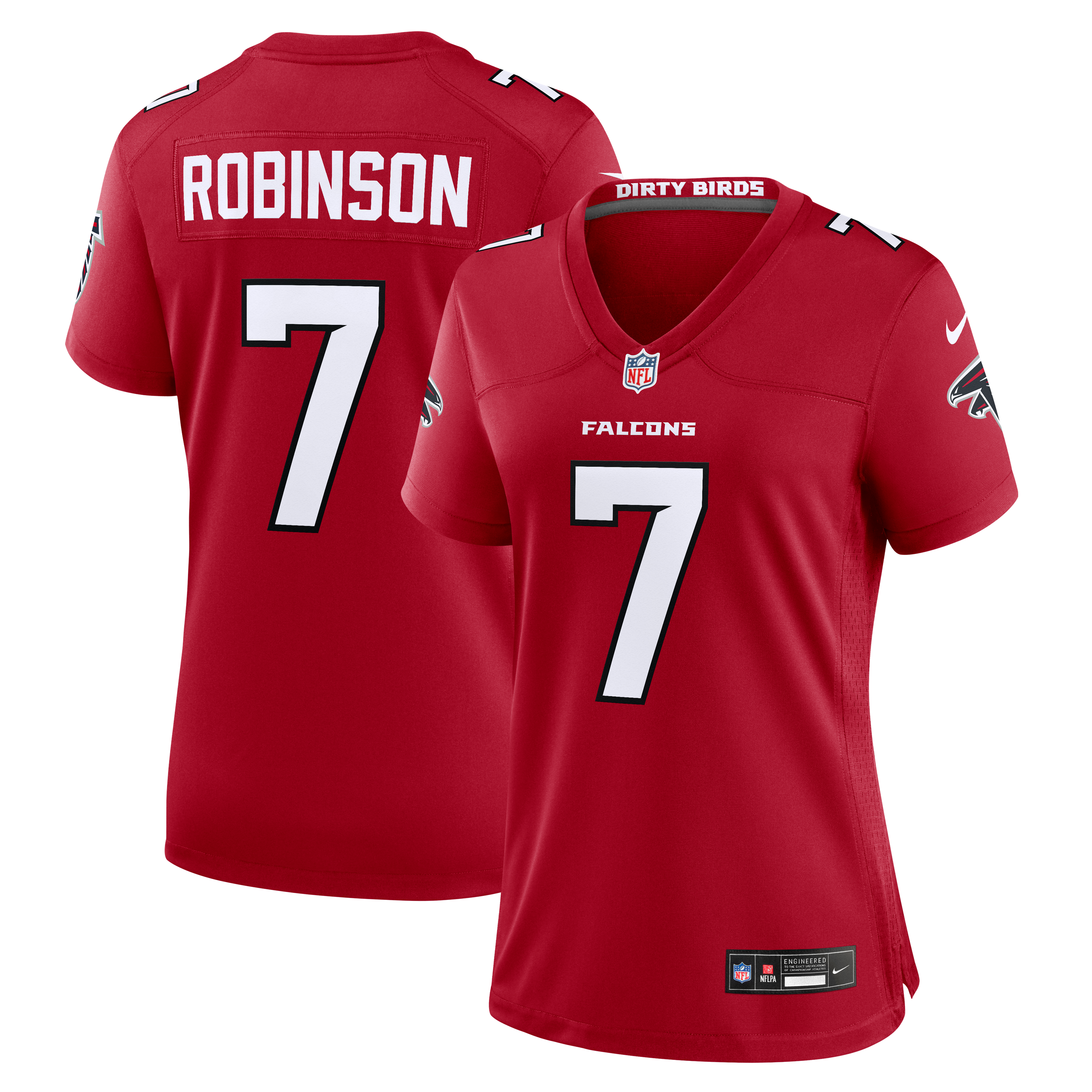 Women's Atlanta Falcons Bijan Robinson Nike Red Game Jersey