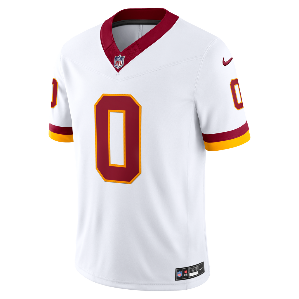 Men's Washington Commanders Mike Sainristil Nike White Vapor Fuse Stitched Limited Jersey
