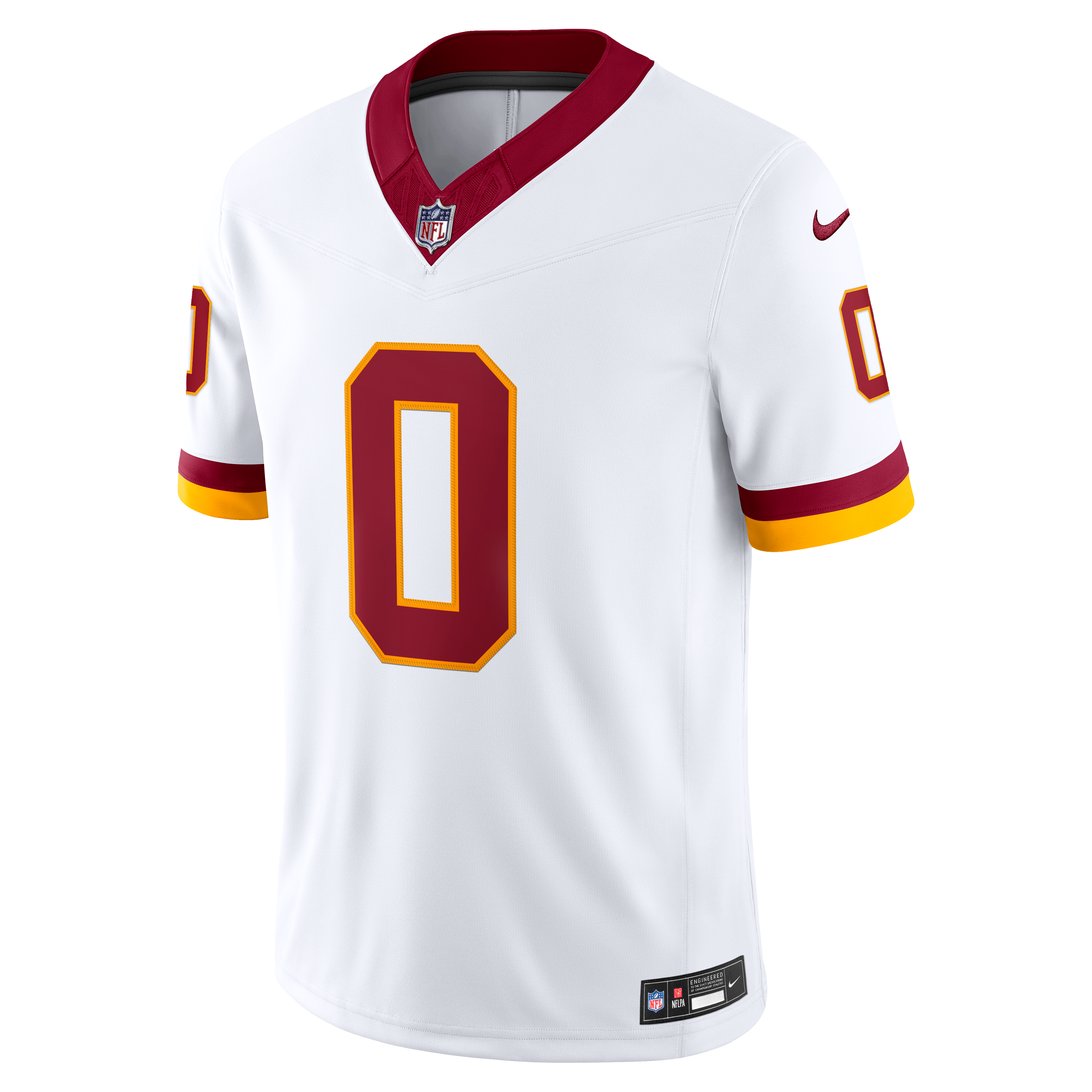 Men's Washington Commanders Mike Sainristil Nike White Vapor Fuse Stitched Limited Jersey
