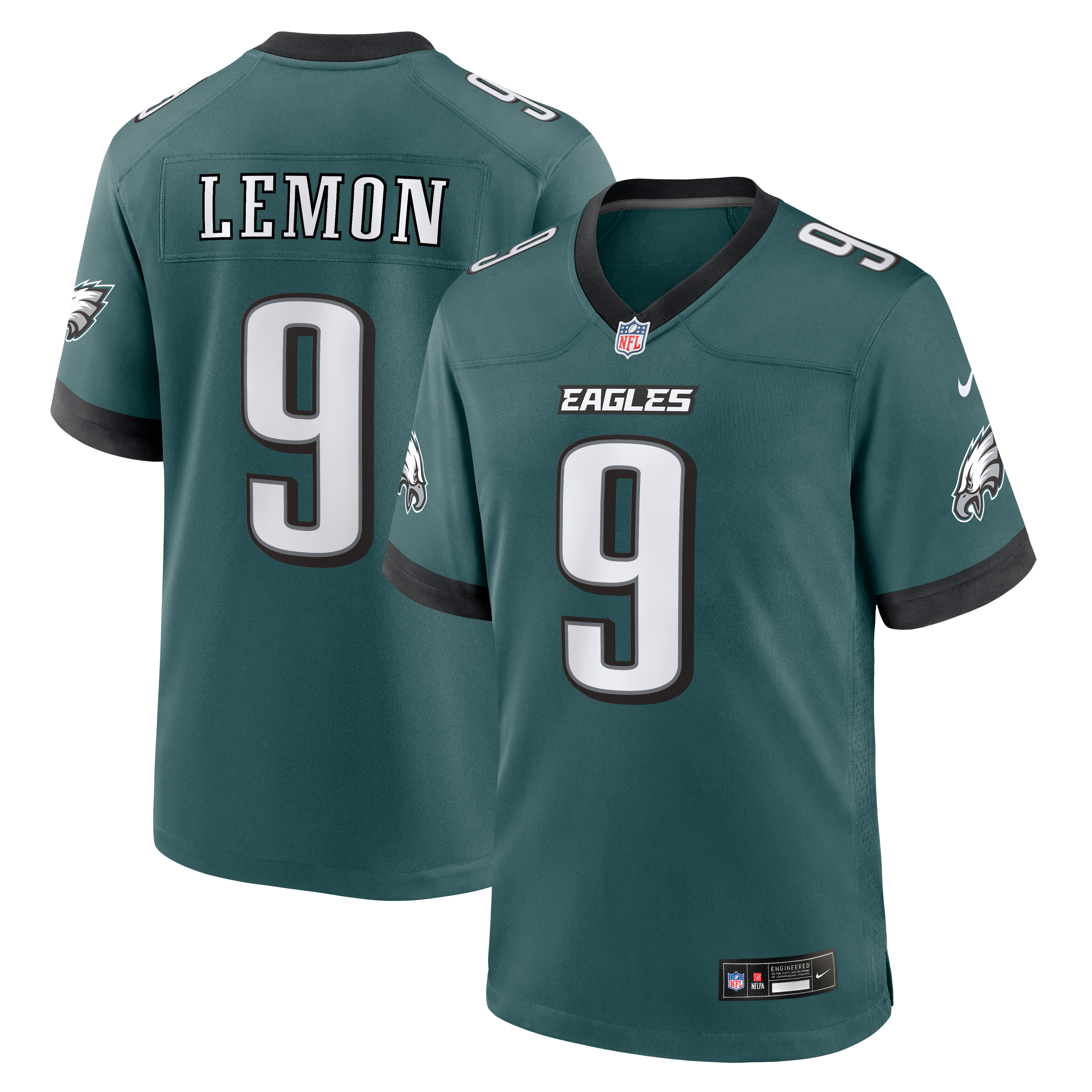 Men's Philadelphia Eagles Makai Lemon Nike Green 2026 Nfl Draft First Round Pick No 20 Team Game Jersey