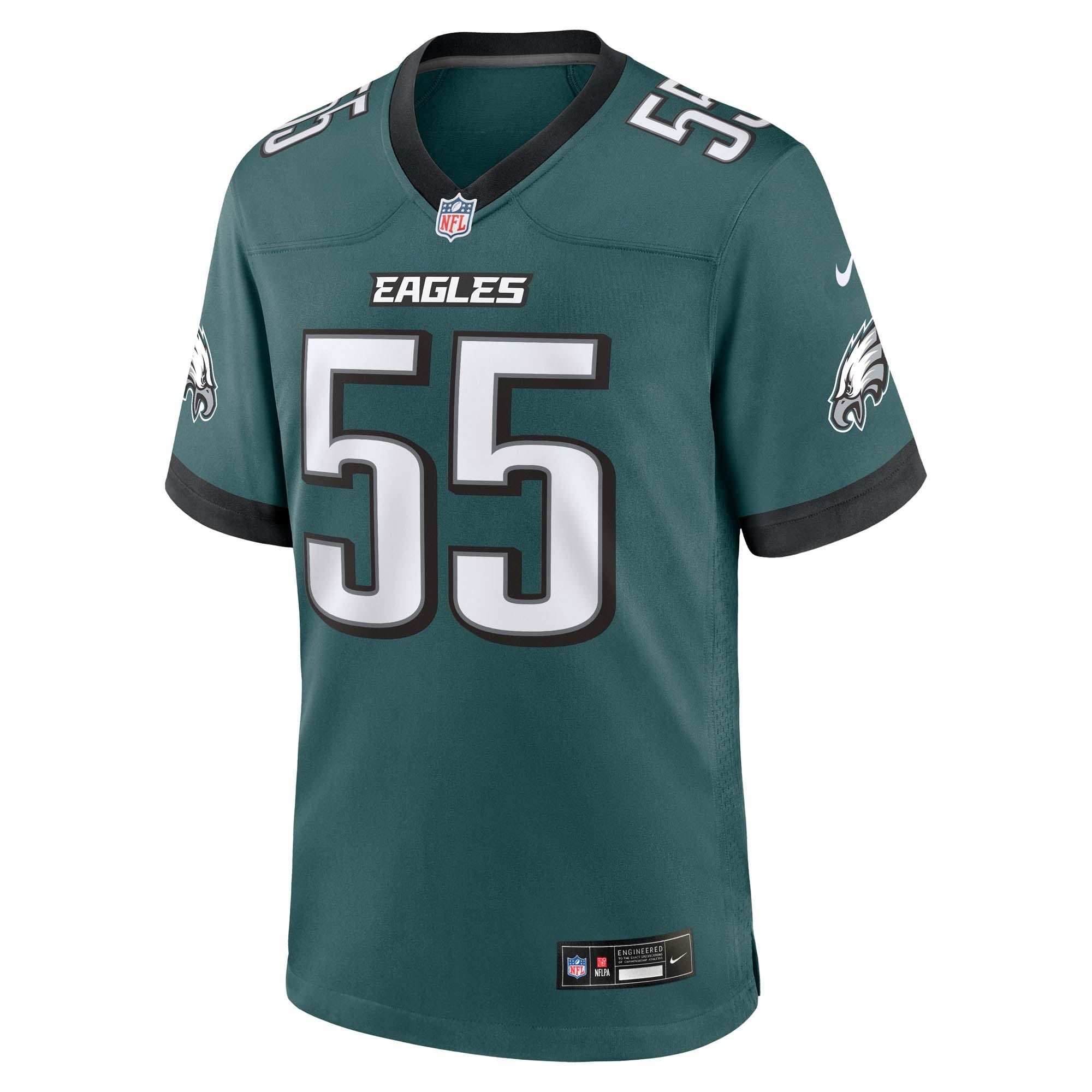Men's Philadelphia Eagles Brandon Graham Nike Midnight Green Team Game Jersey