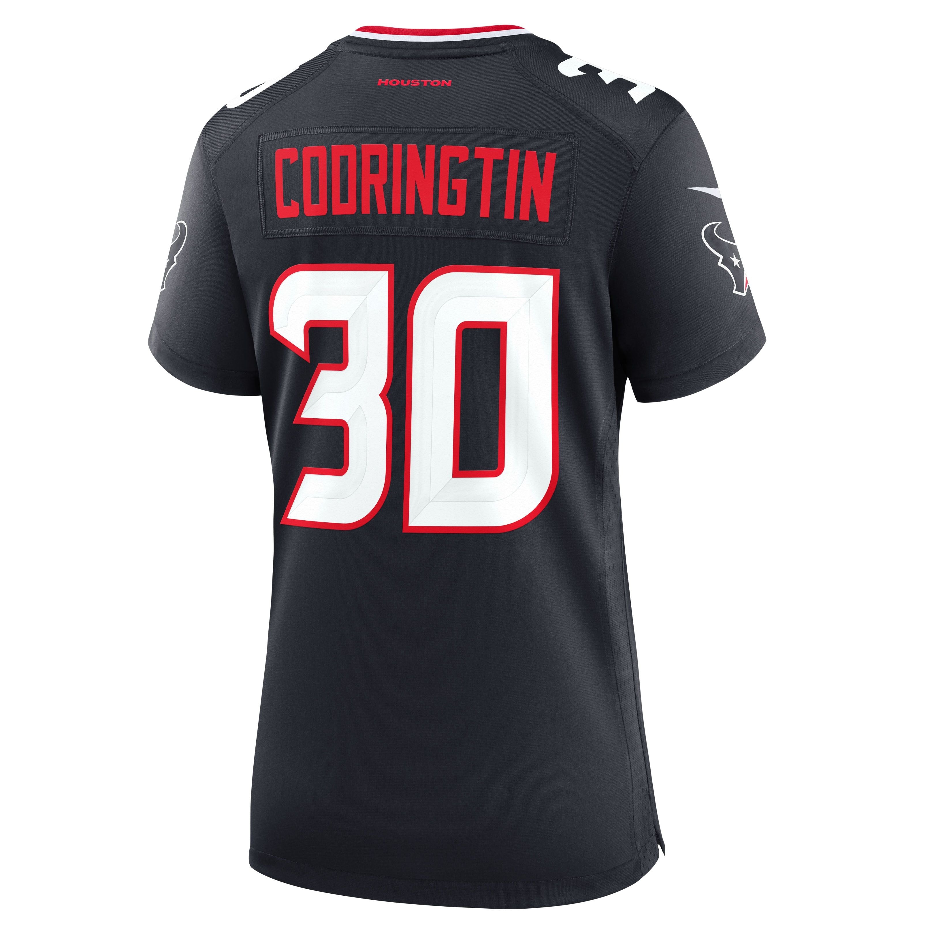 Women's Houston Texans Brandon Codrington Nike Navy Team Game Jersey
