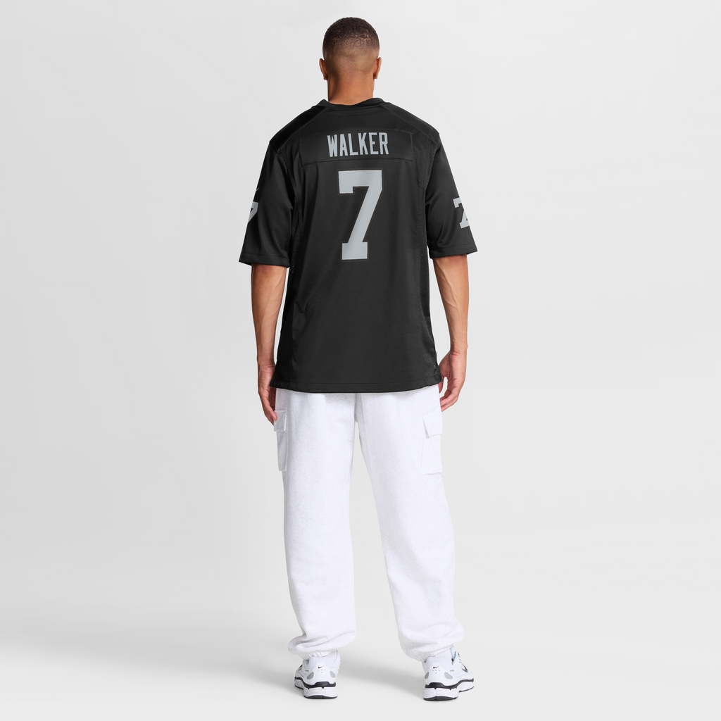 Men's Las Vegas Raiders Quay Walker Nike Black Team Game Jersey