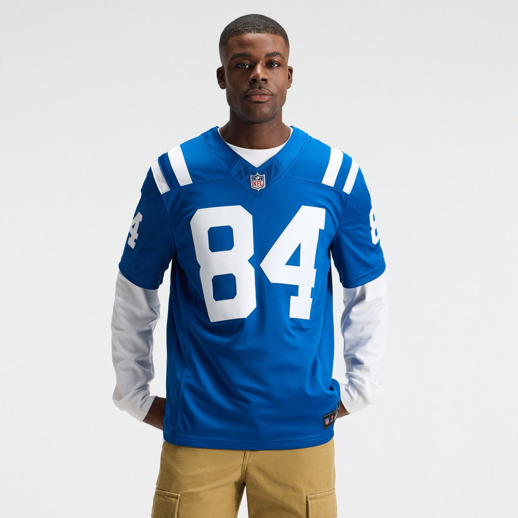 Men's Indianapolis Colts Tyler Warren Nike Royal Team Vapor Fuse Stitched Limited Jersey
