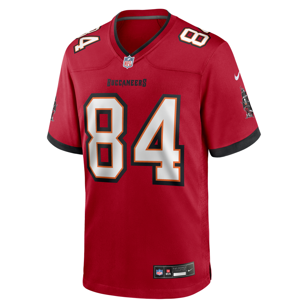 Men's Tampa Bay Buccaneers Bauer Sharp Nike Red Team Game Jersey
