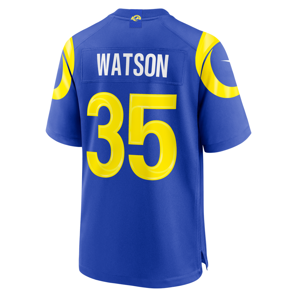 Men's Los Angeles Rams Jaylen Watson Nike Royal Team Game Jersey