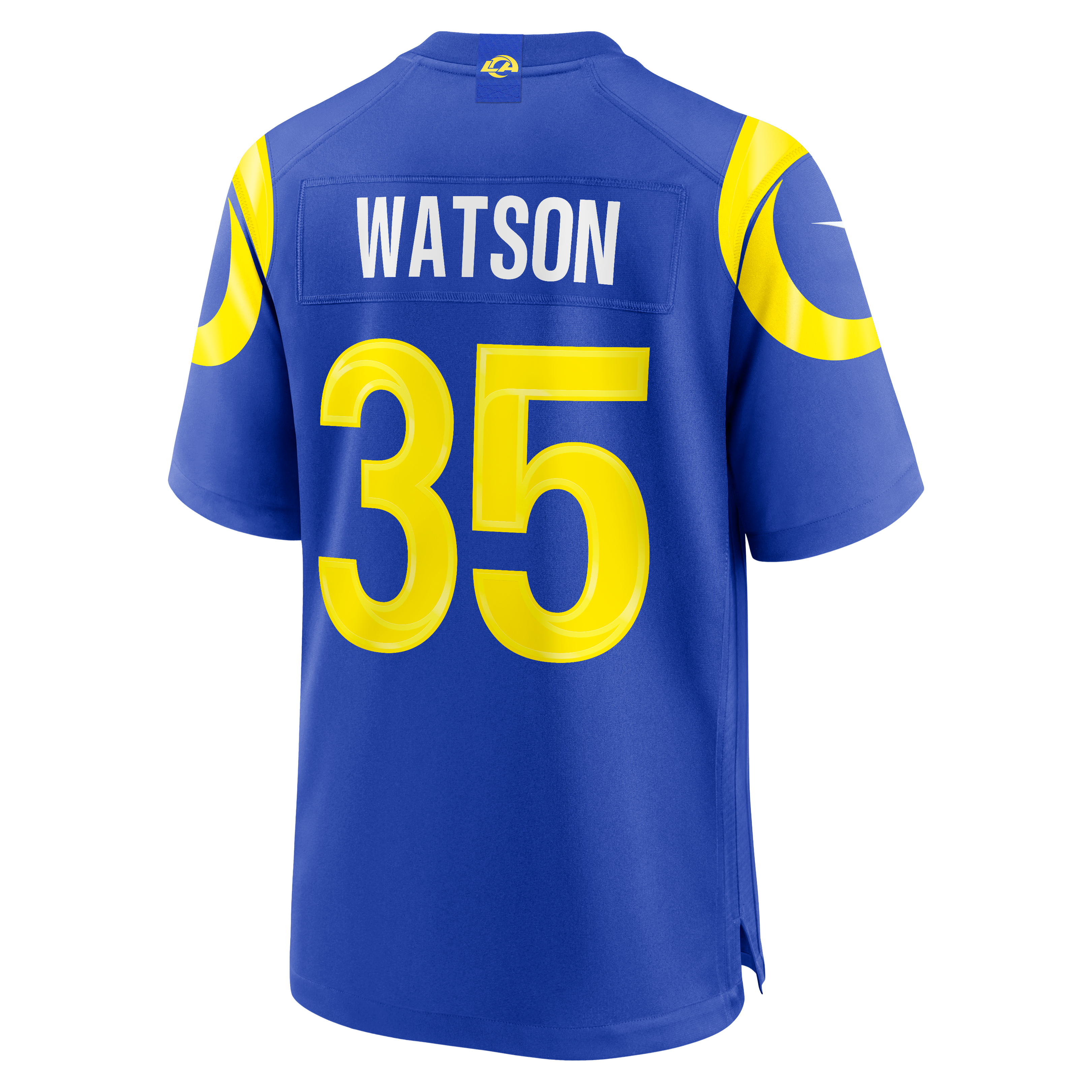 Men's Los Angeles Rams Jaylen Watson Nike Royal Team Game Jersey