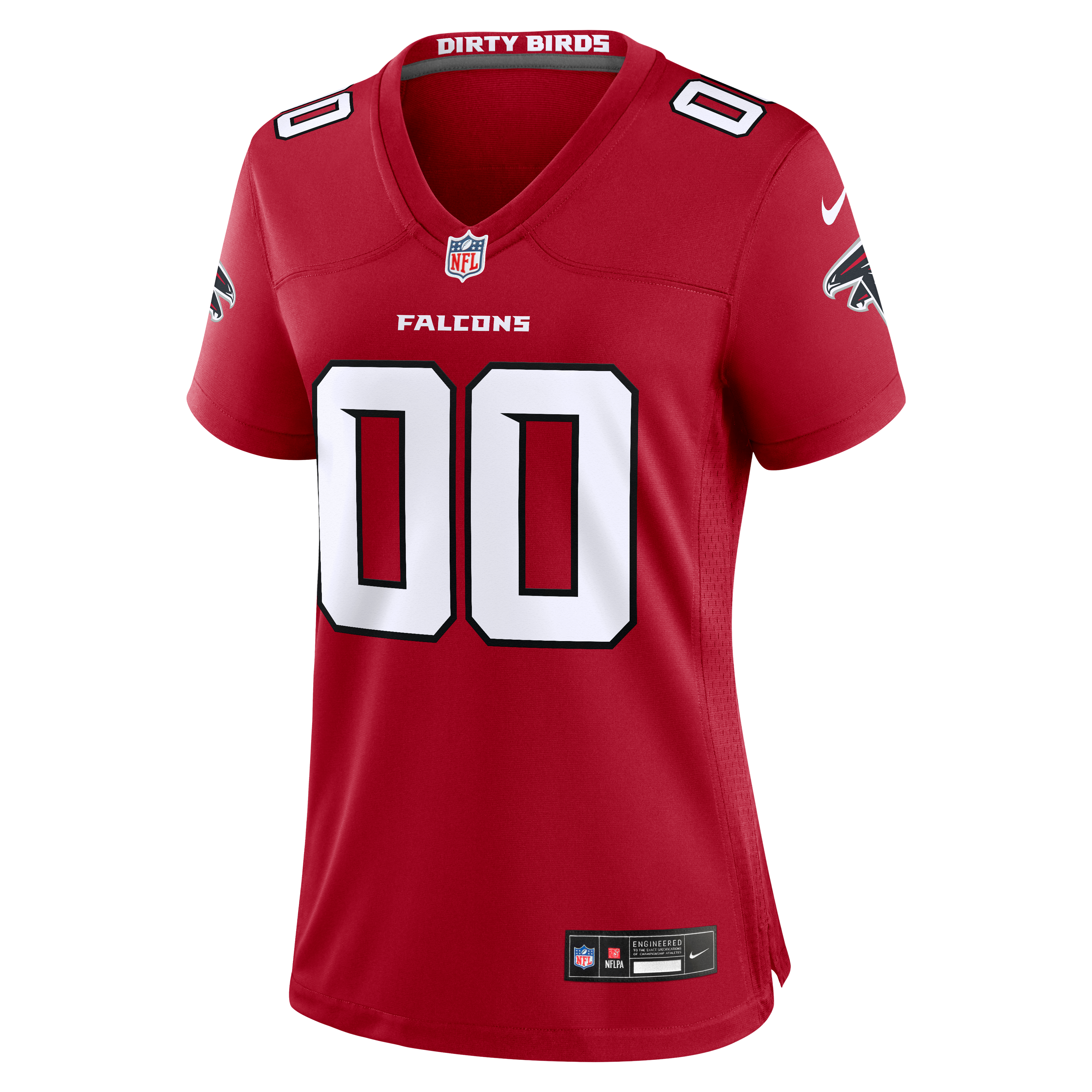 Women's Atlanta Falcons Nike Red Custom Game Jersey