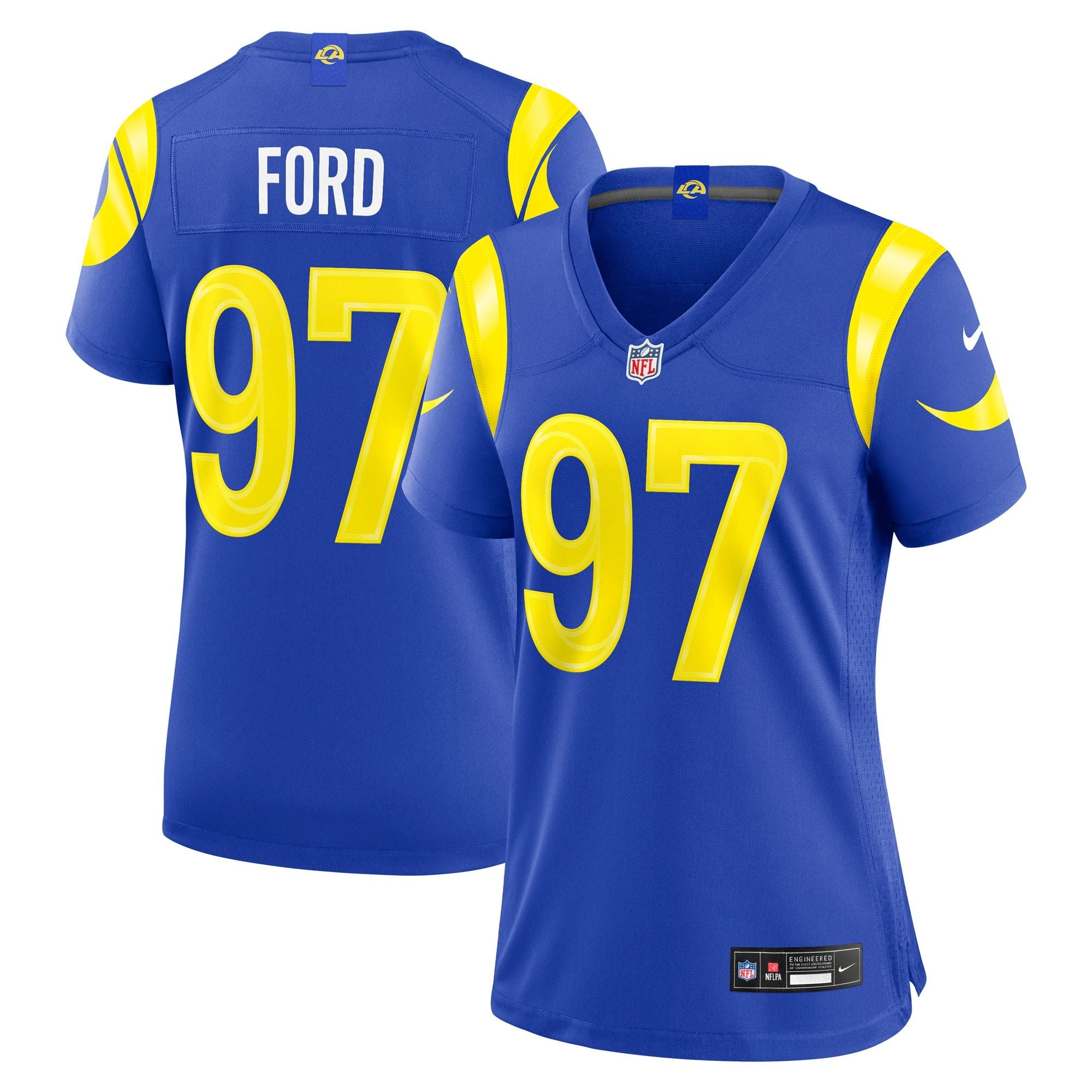 Women's Los Angeles Rams Poona Ford Nike Royal Team Game Jersey