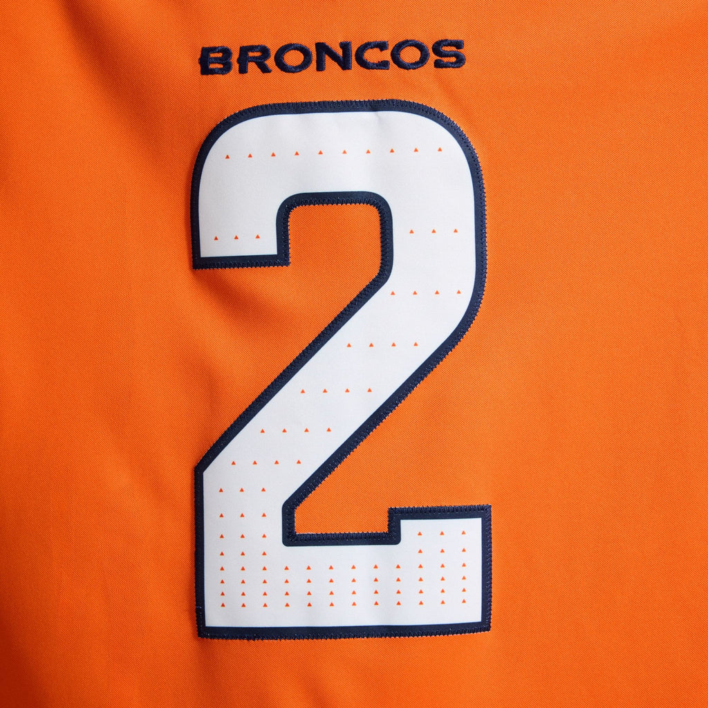 Men's Denver Broncos Patrick Surtain Ii Nike Orange Team Vapor Fuse Stitched Limited Jersey