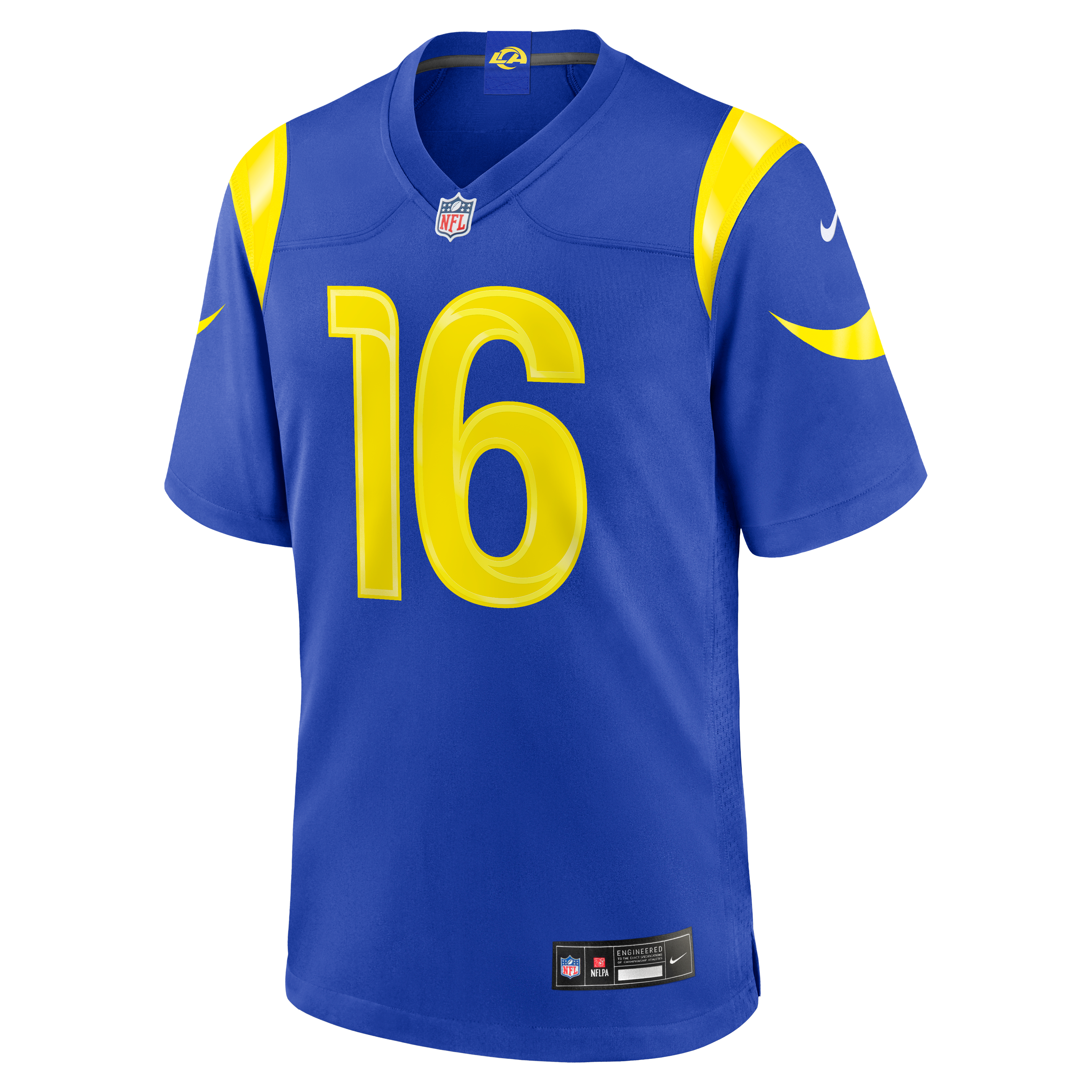 Men's Los Angeles Rams Tru Edwards Nike Royal Team Game Jersey
