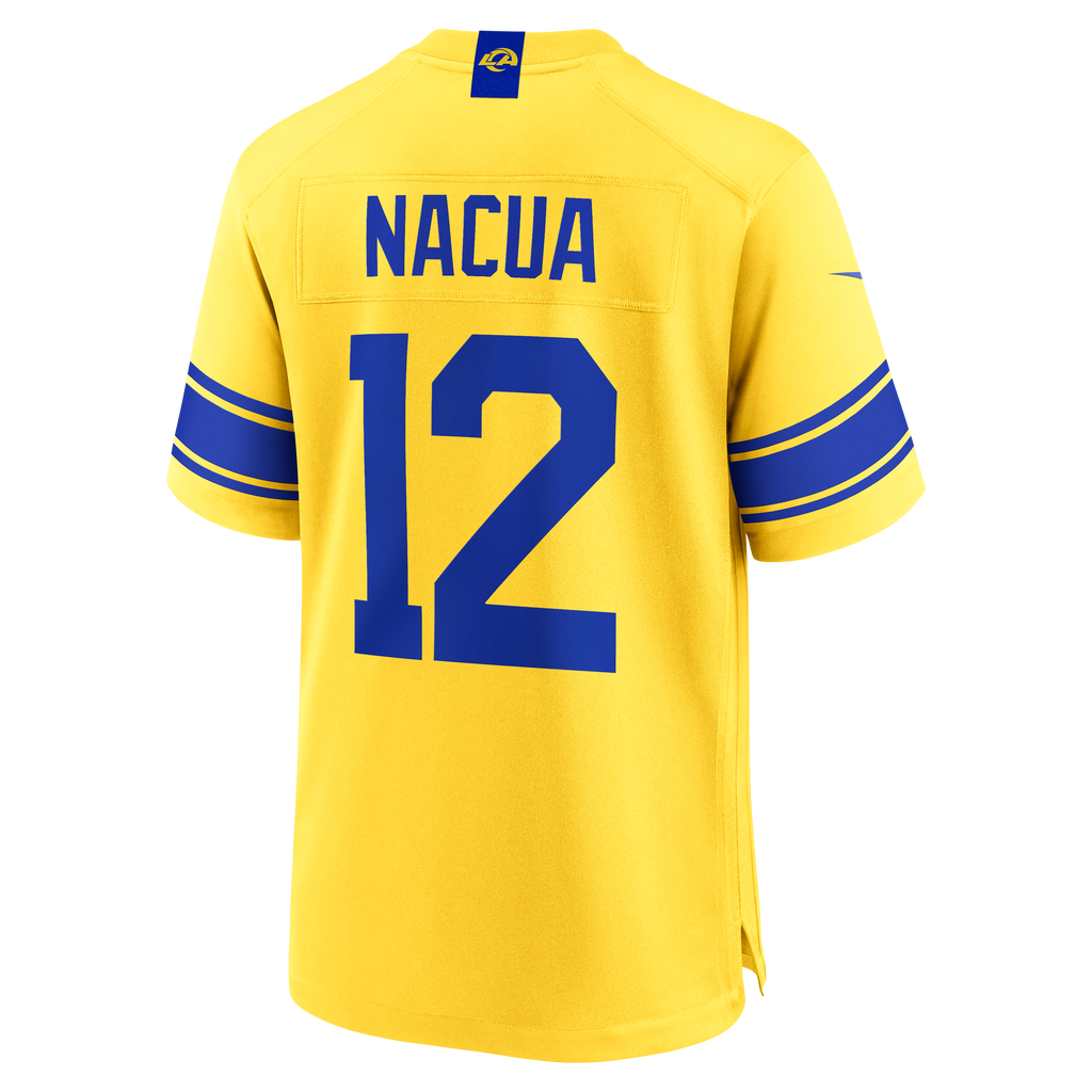 Men's Los Angeles Rams Puka Nacua Nike Classic Sol Game Jersey