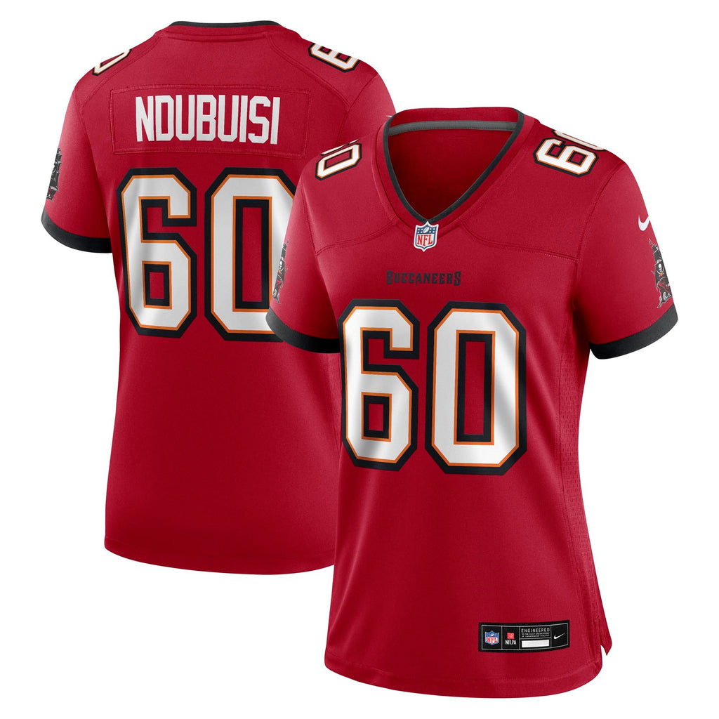 Women's Tampa Bay Buccaneers Haggai Ndubuisi Nike Red Team Game Jersey