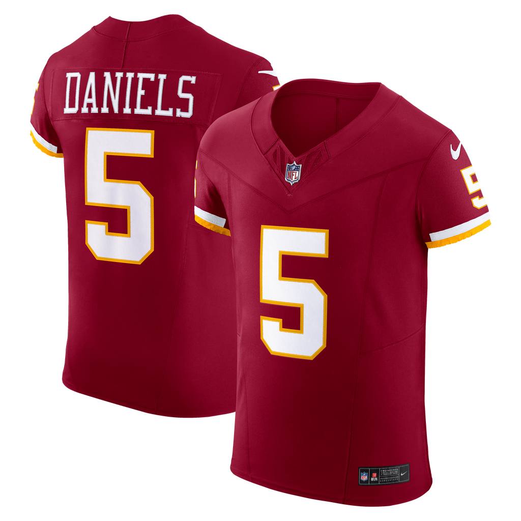 Men's Washington Commanders Jayden Daniels Nike Burgundy Team Vapor Fuse Elite Jersey