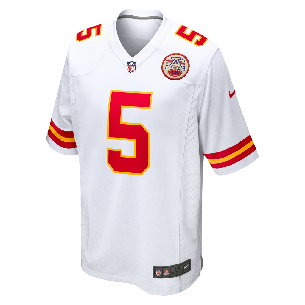 Men's Kansas City Chiefs Mansoor Delane Nike White Game Jersey
