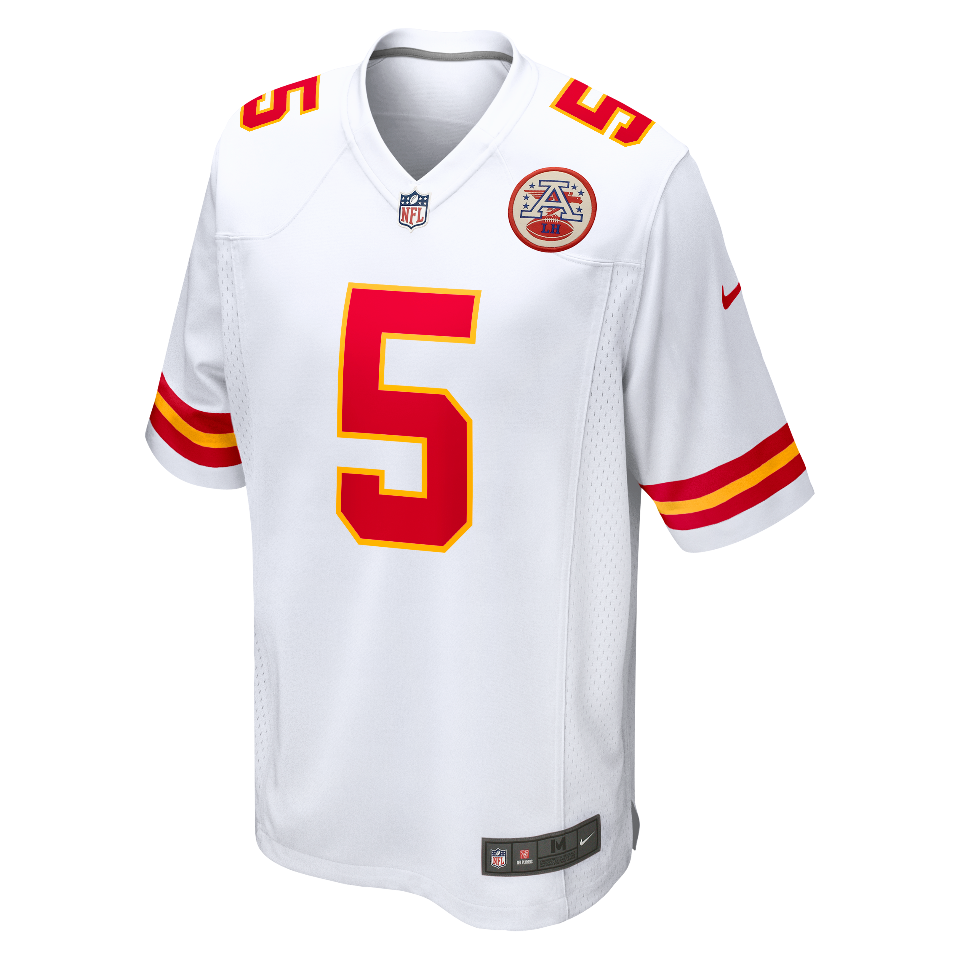 Men's Kansas City Chiefs Mansoor Delane Nike White Game Jersey