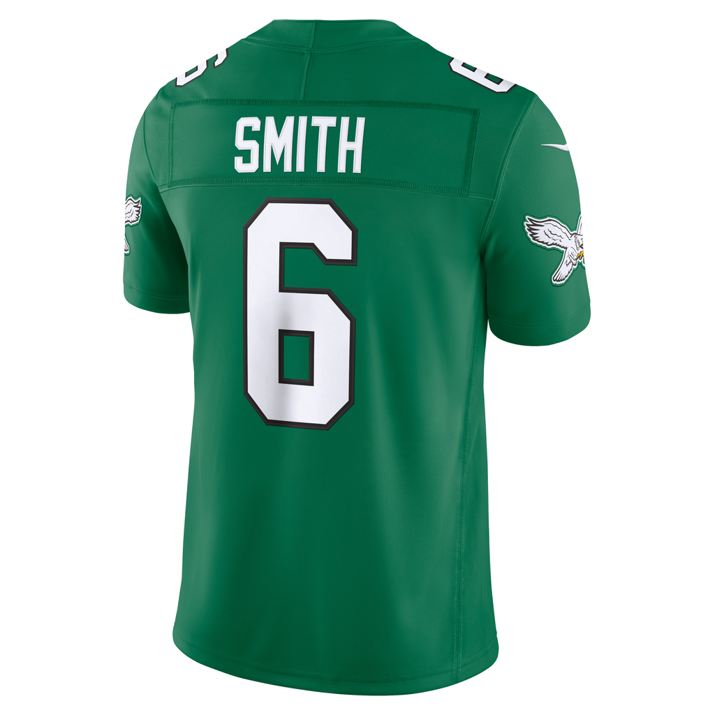 Men's Philadelphia Eagles Devonta Smith Nike Kelly Green Alternate Vapor Fuse Stitched Limited Jersey