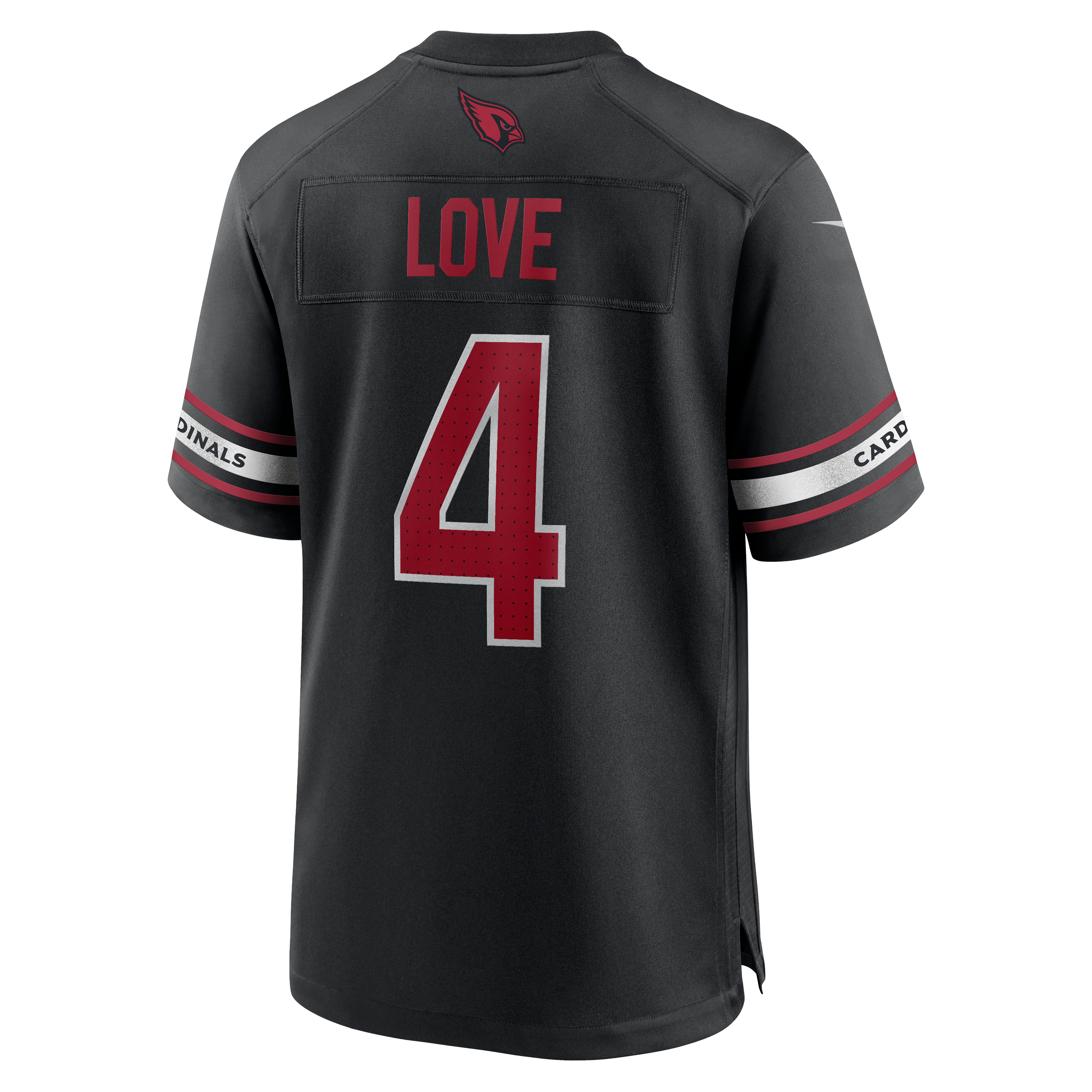 Men's Arizona Cardinals Jeremiyah Love Nike Black Alternate Game Player Jersey