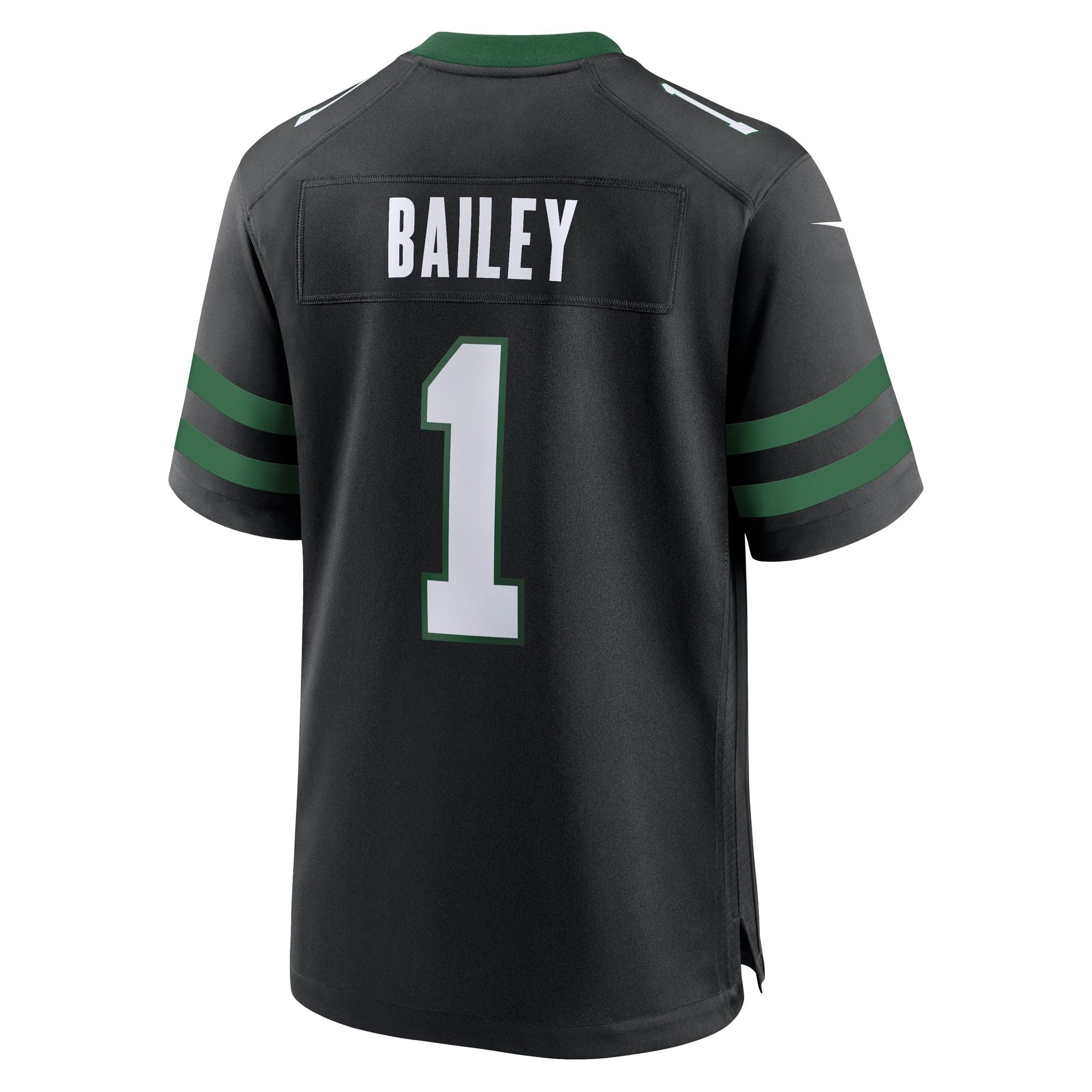 Men's New York Jets David Bailey Nike Legacy Black Alternate Game Player Jersey