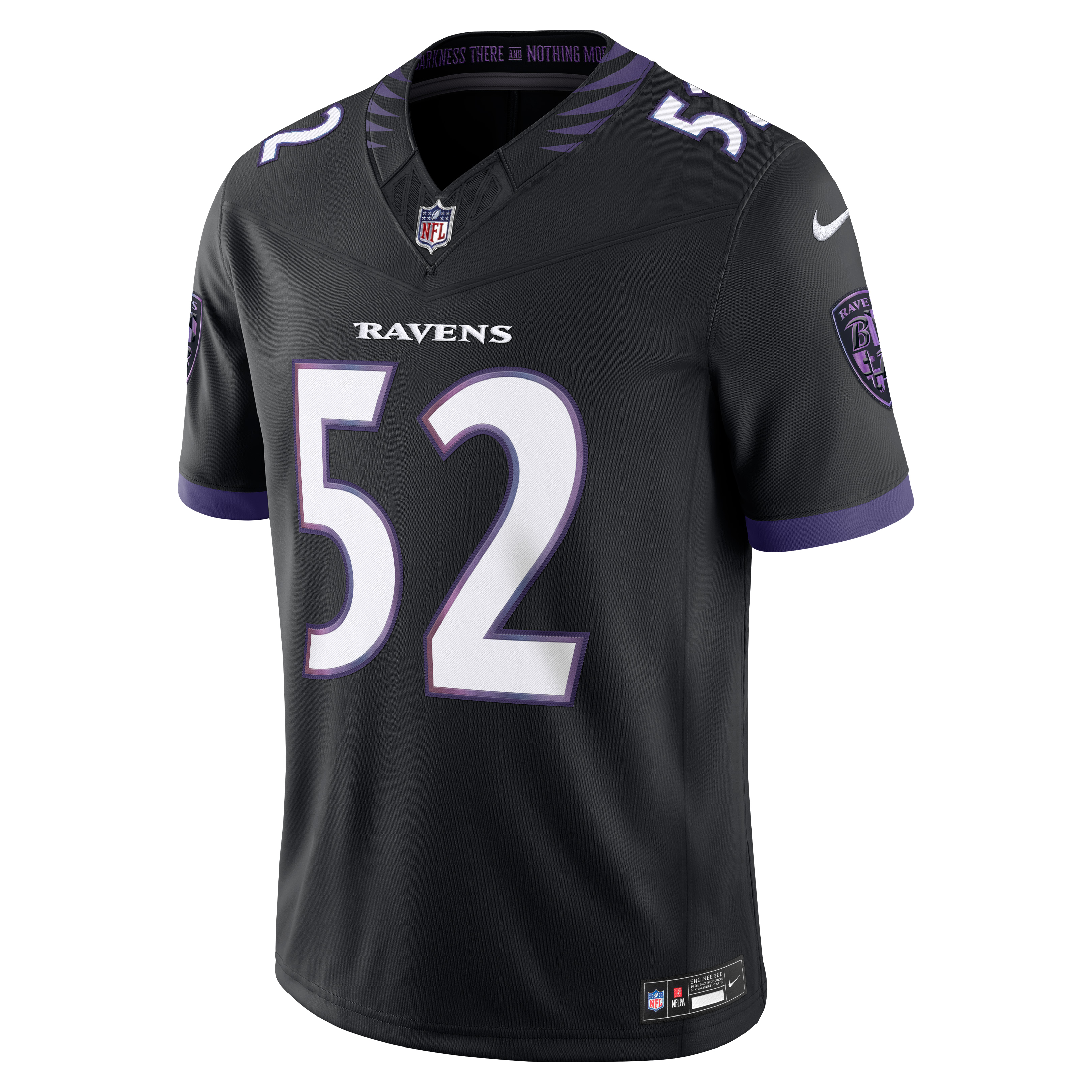 Men's Baltimore Ravens Ray Lewis Nike Black Alternate Vapor Fuse Stitched Retired Player Limited Jersey