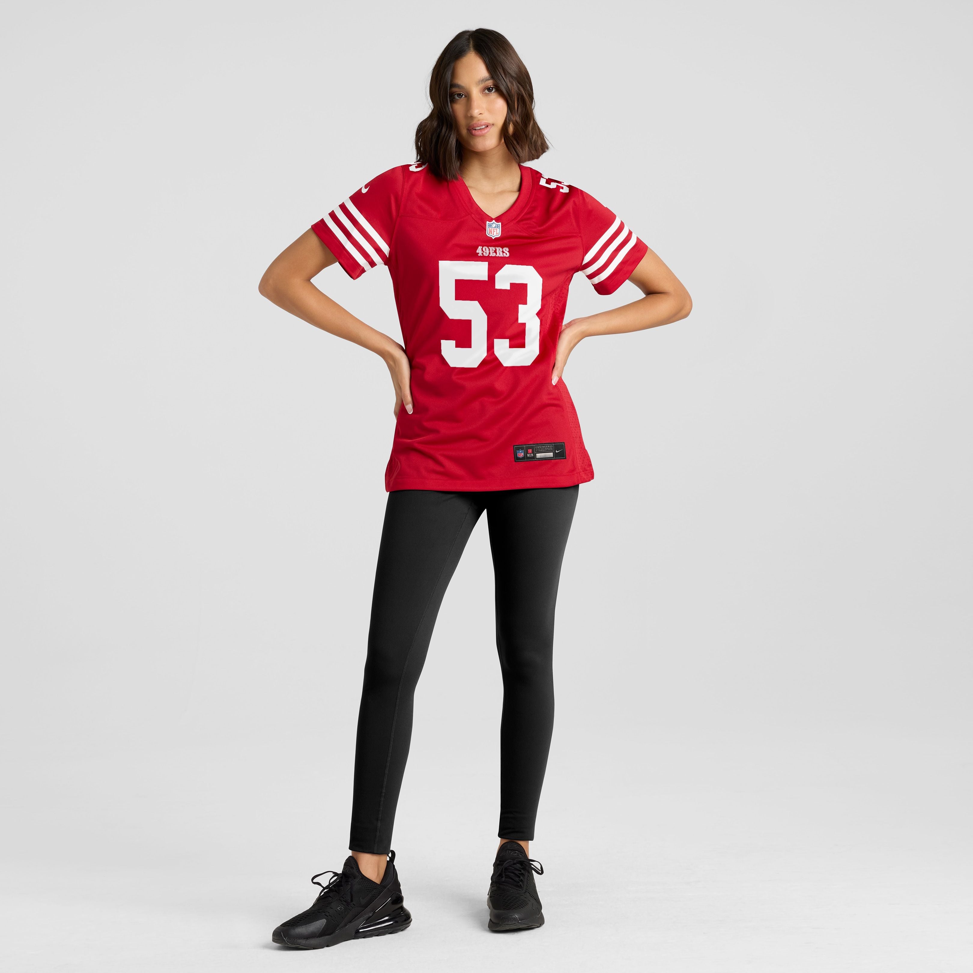 Women's San Francisco 49Ers Jaden Dugger Nike Scarlet Team Game Jersey