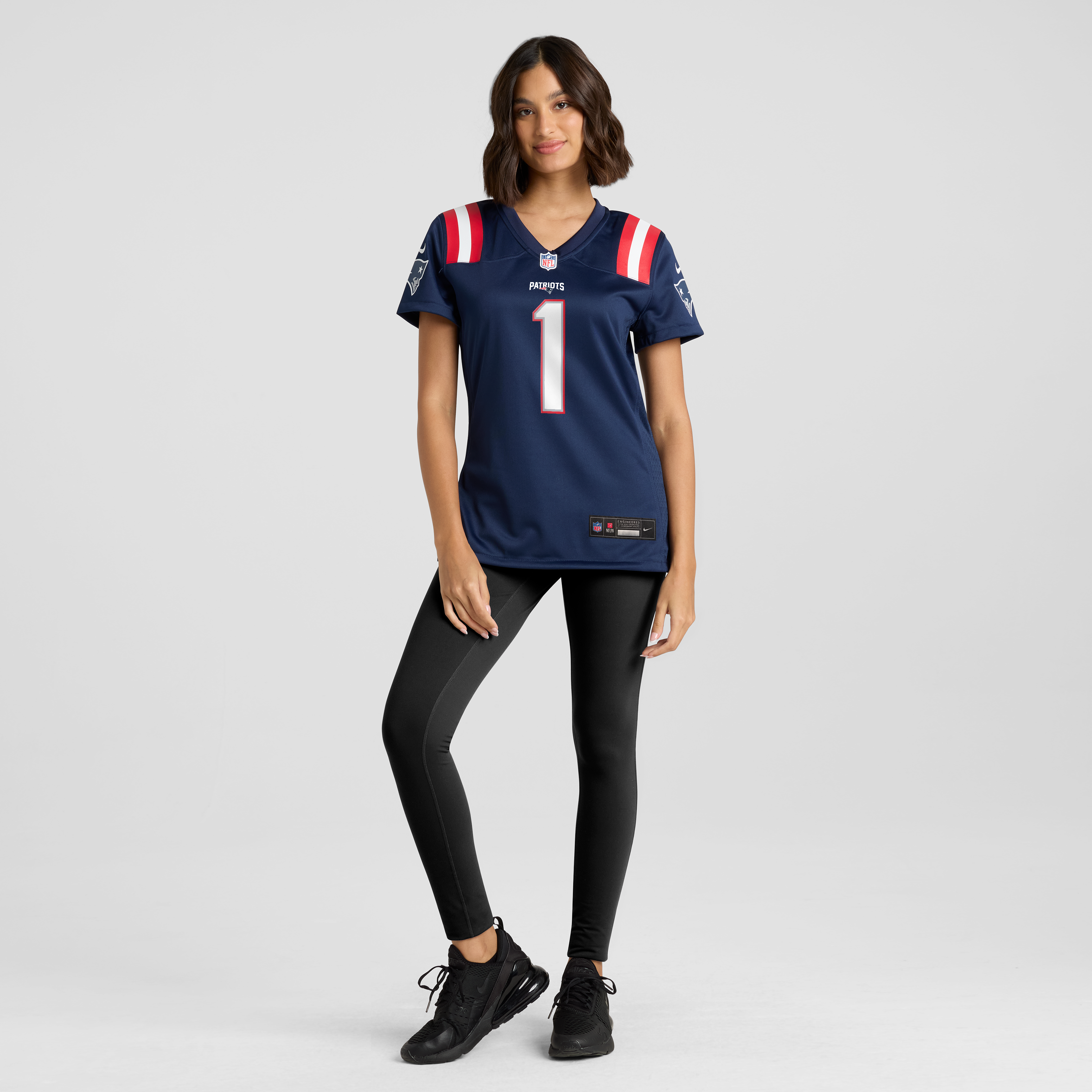 Women's New England Patriots Aj Brown Nike Navy Game Jersey