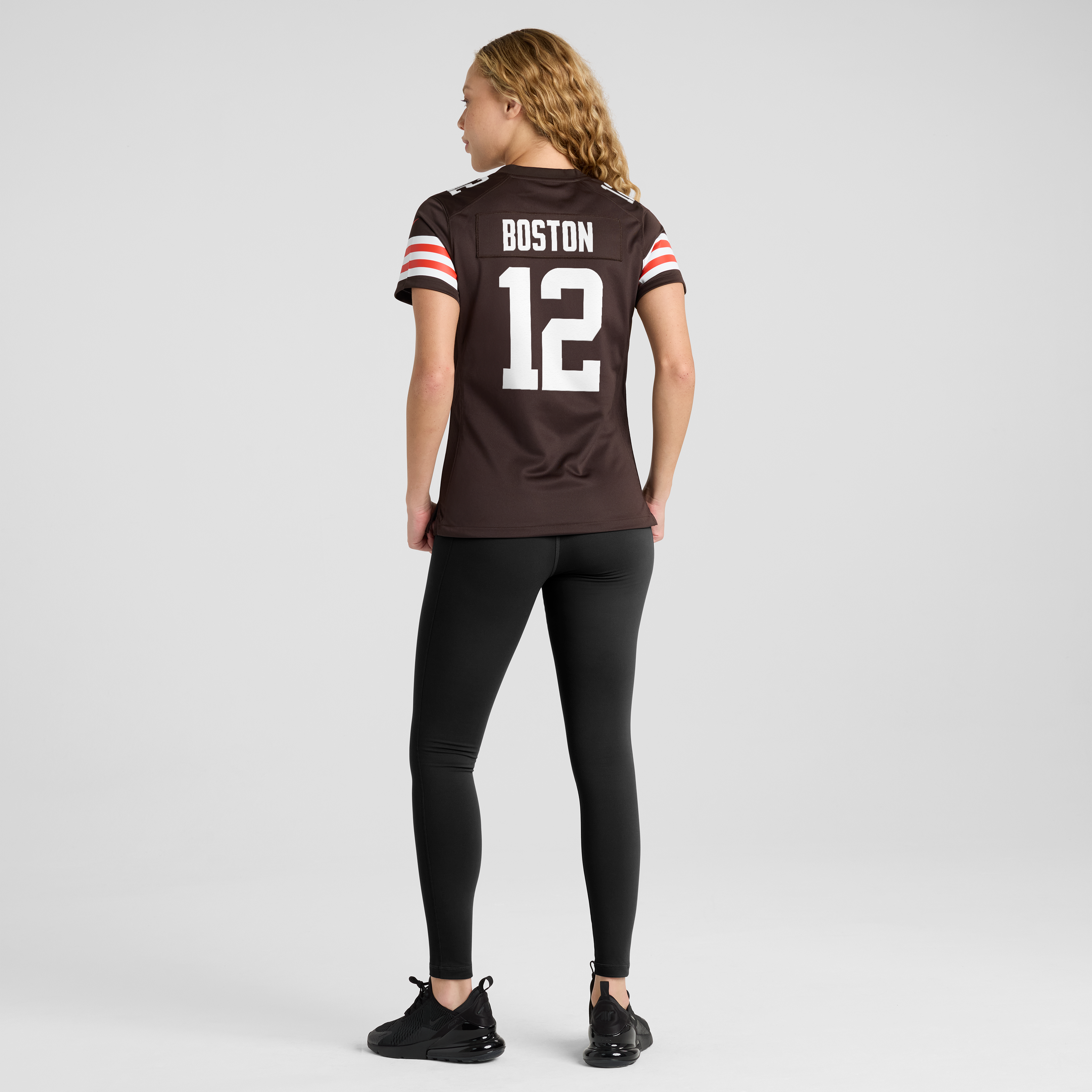 Women's Cleveland Browns Denzel Boston Nike Brown Team Game Jersey