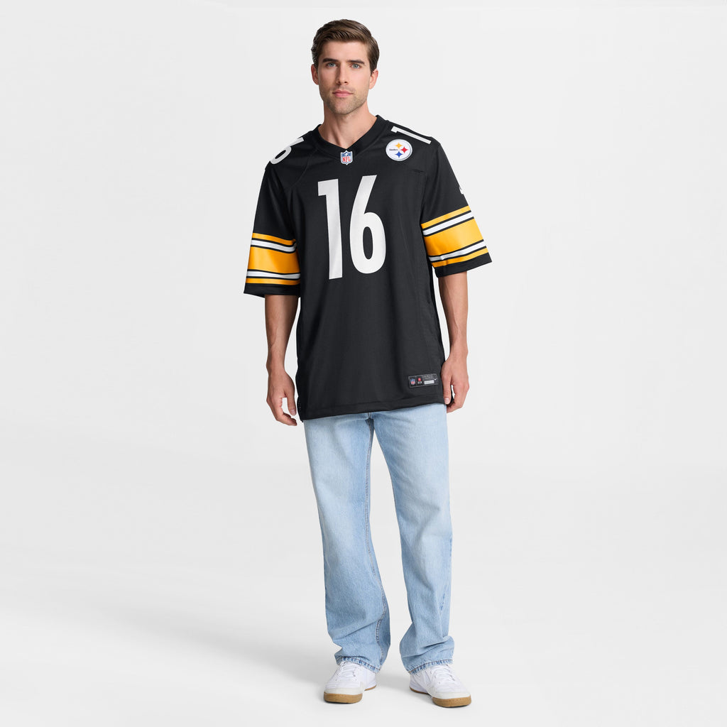 Men's Pittsburgh Steelers Drew Allar Nike Black Game Jersey