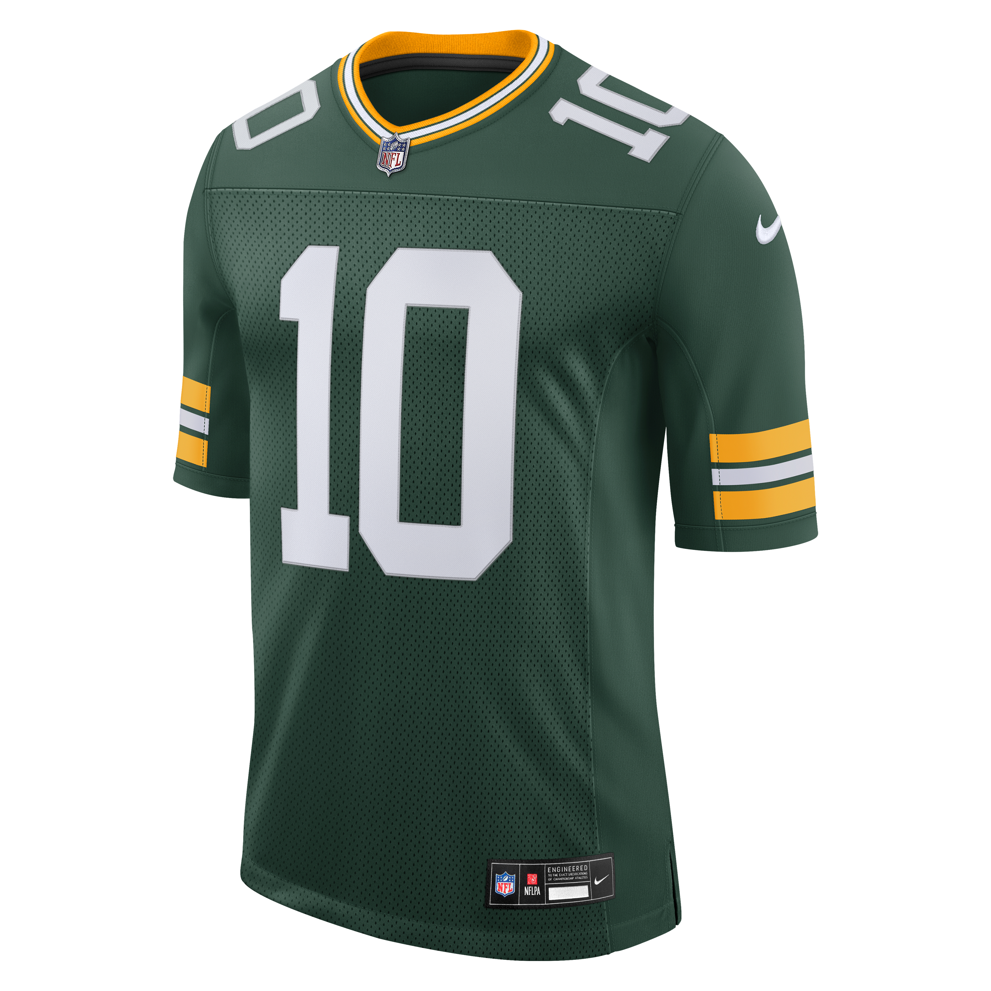 Men's Green Bay Packers Jordan Love Nike Green Vapor Untouchable Stitched Limited Jersey