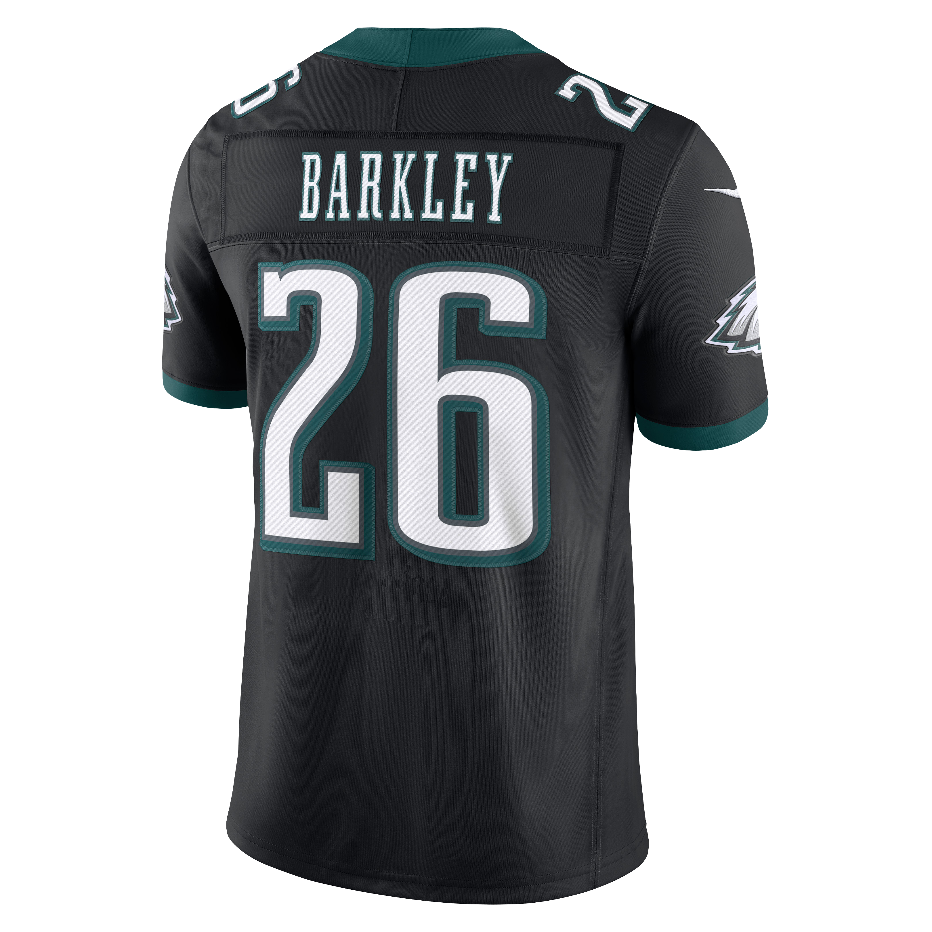 Men's Philadelphia Eagles Saquon Barkley Nike Black Alternate Vapor Fuse Stitched Limited Jersey