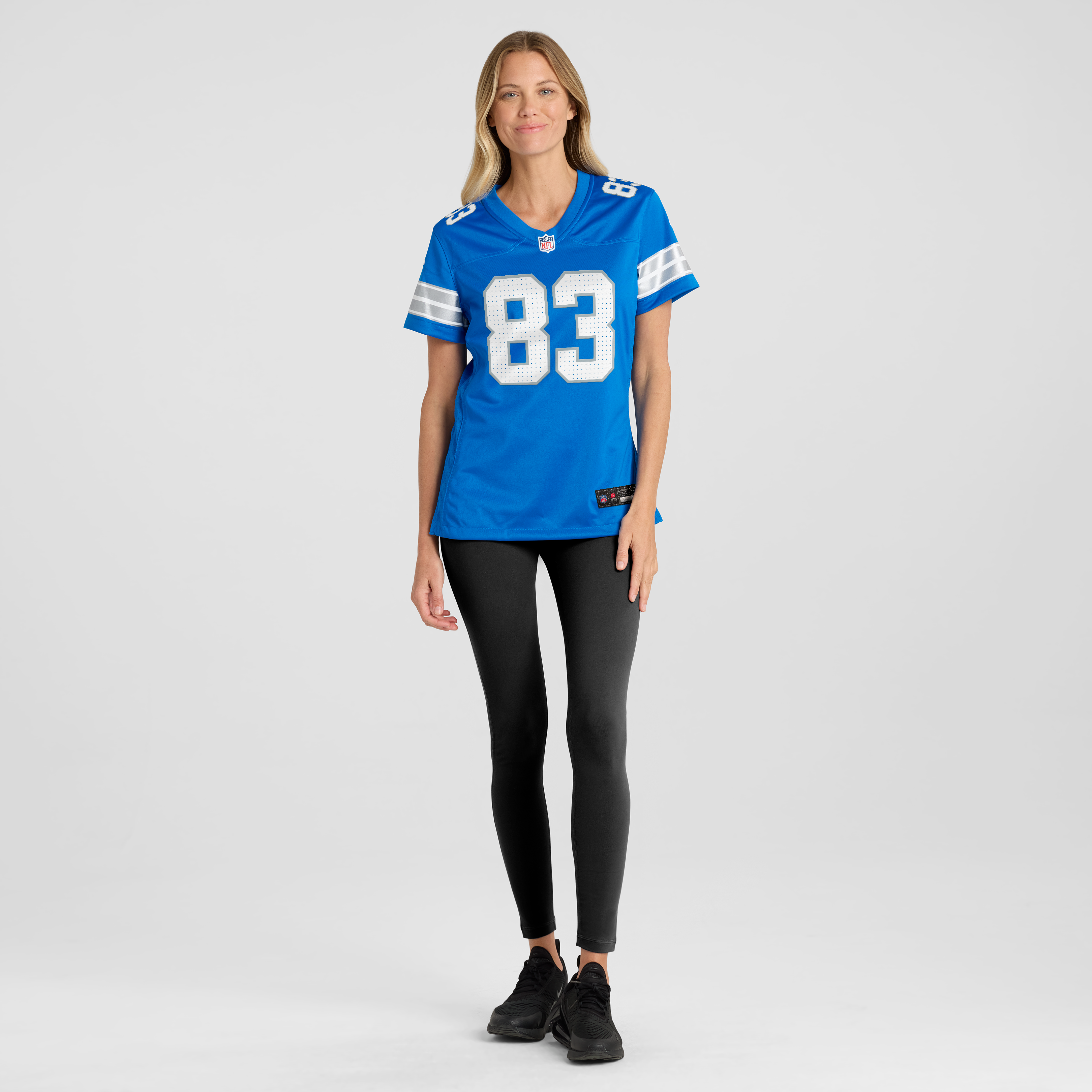 Women's Detroit Lions Tyler Conklin Nike Blue Team Game Jersey