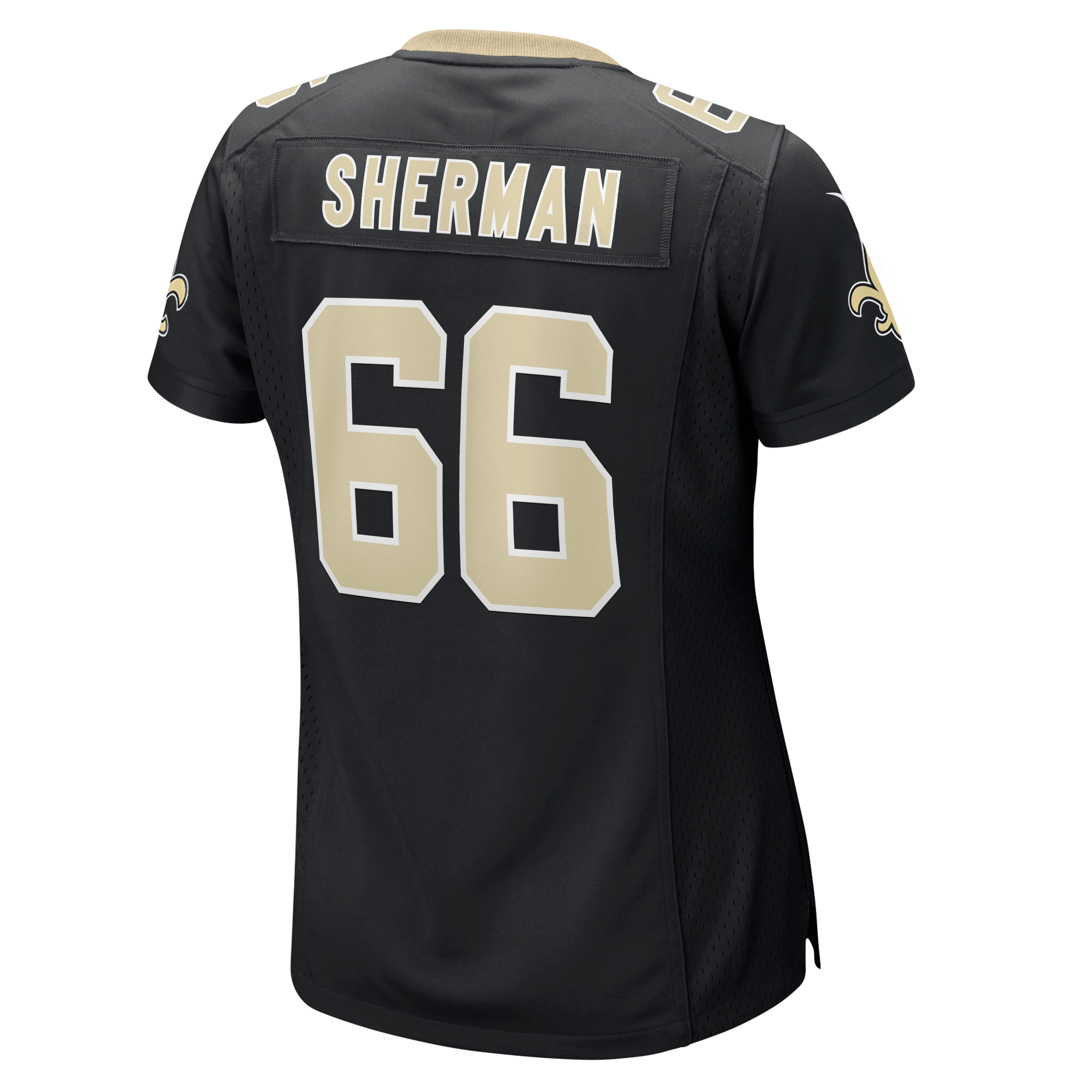 Women's New Orleans Saints William Sherman Nike Black Team Game Jersey