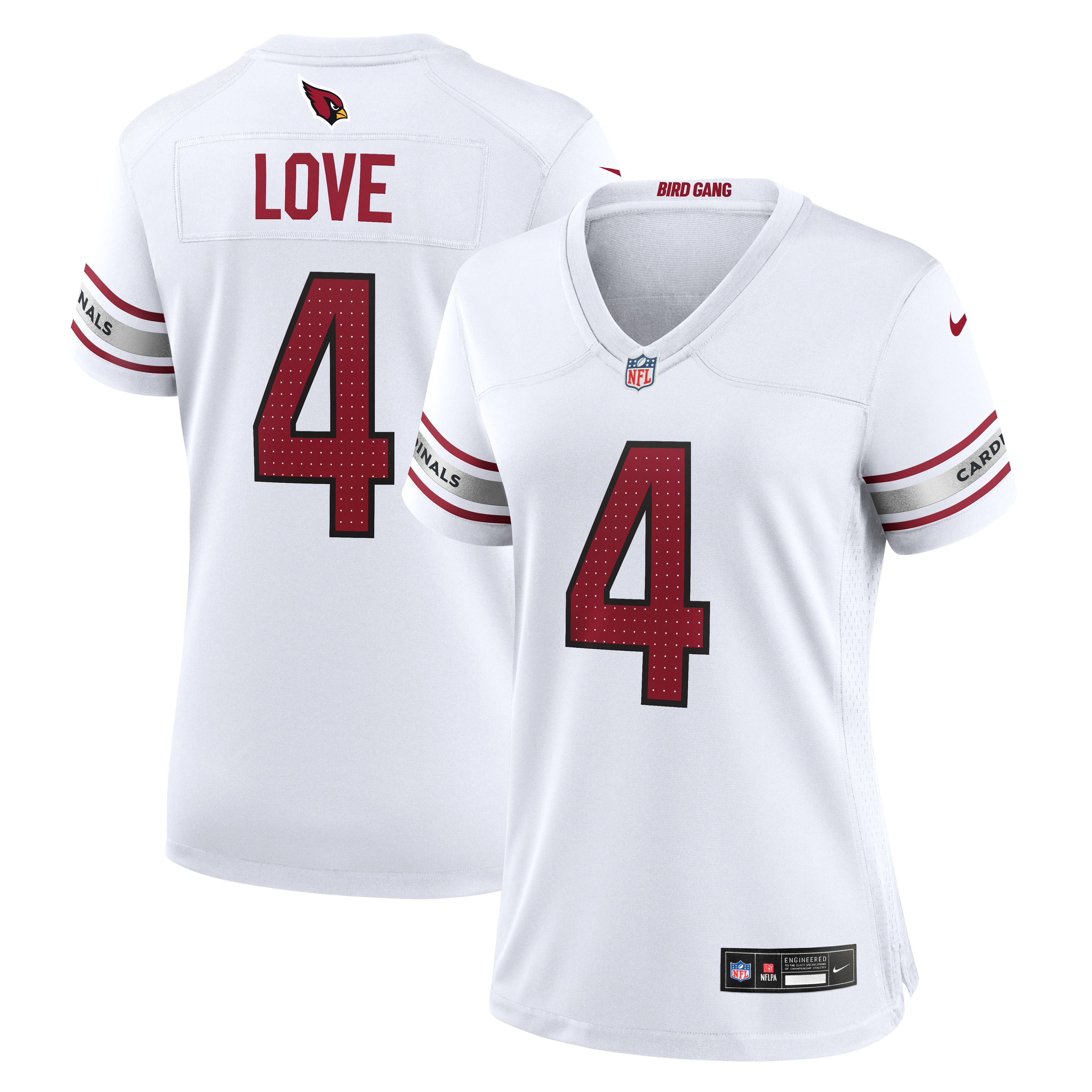 Women's Arizona Cardinals Jeremiyah Love Nike White Game Jersey