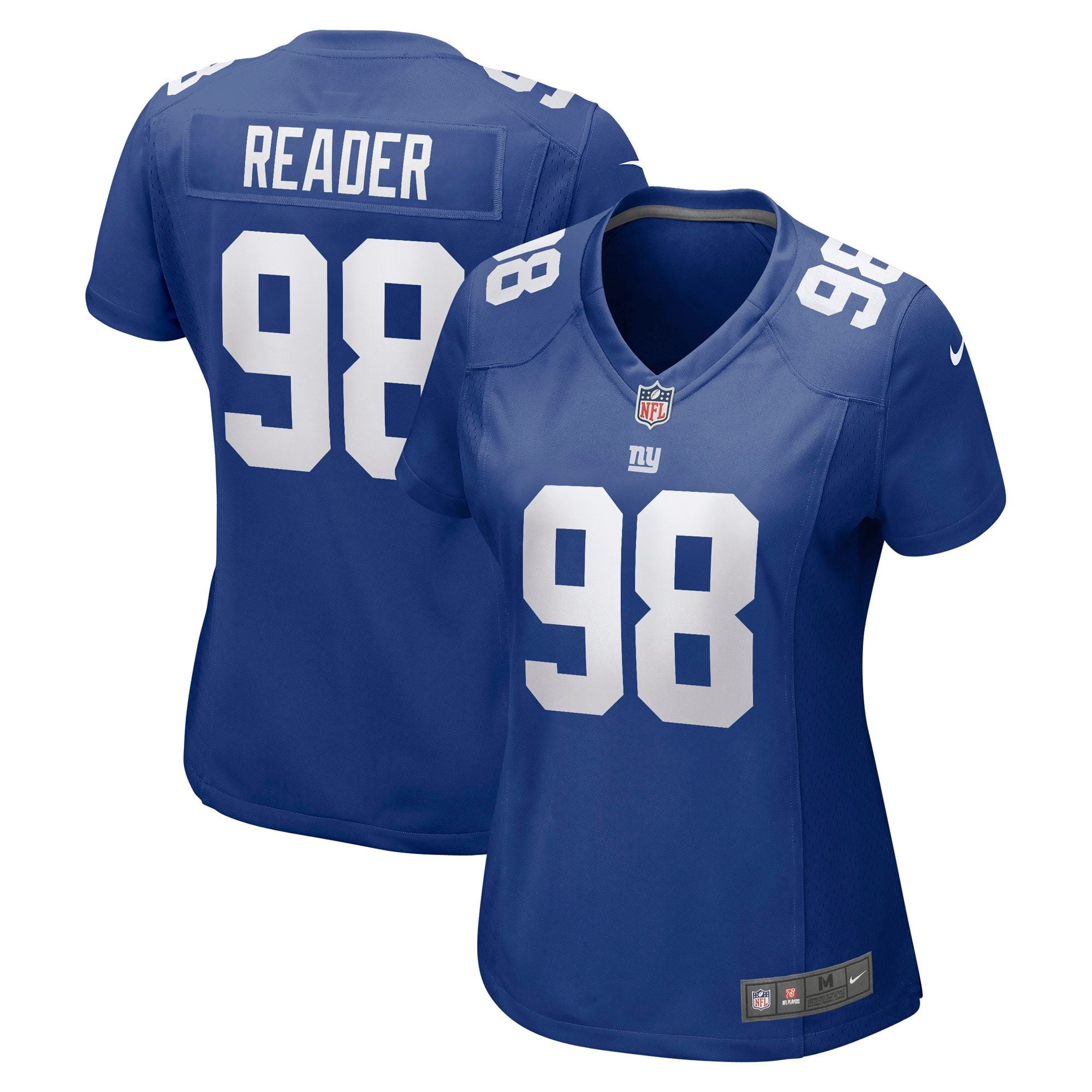 Women's New York Giants Dj Reader Nike Royal Team Game Jersey