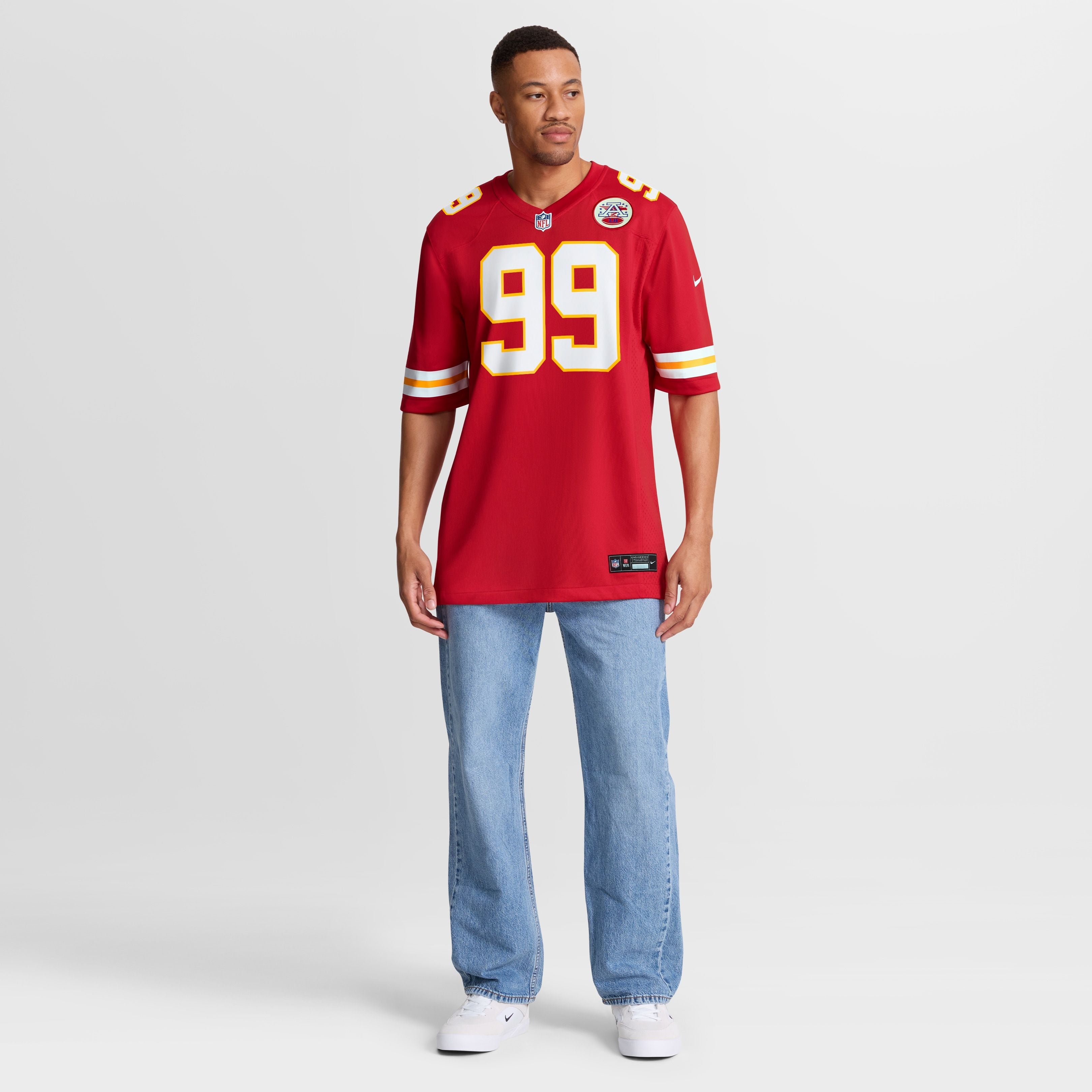 Men's Kansas City Chiefs Peter Woods Nike Red 2026 Nfl Draft First Round Pick No 29 Team Game Jersey