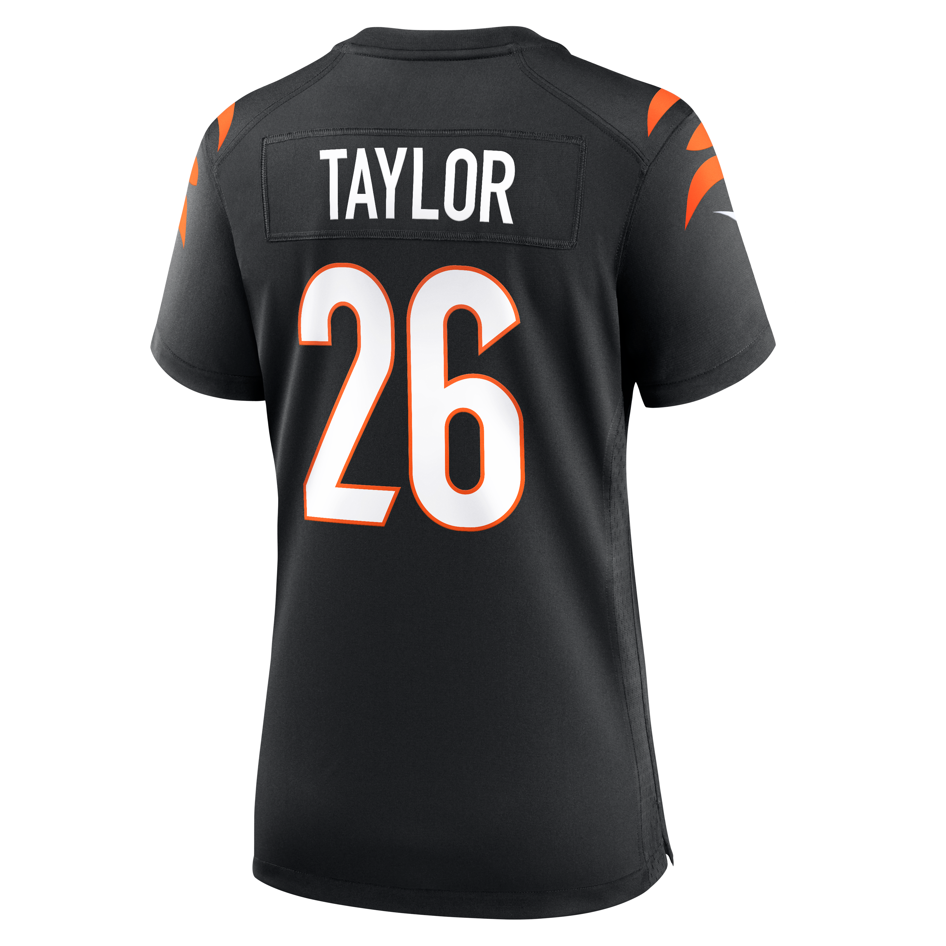 Women's Cincinnati Bengals Jasir Taylor Nike Black Team Game Jersey