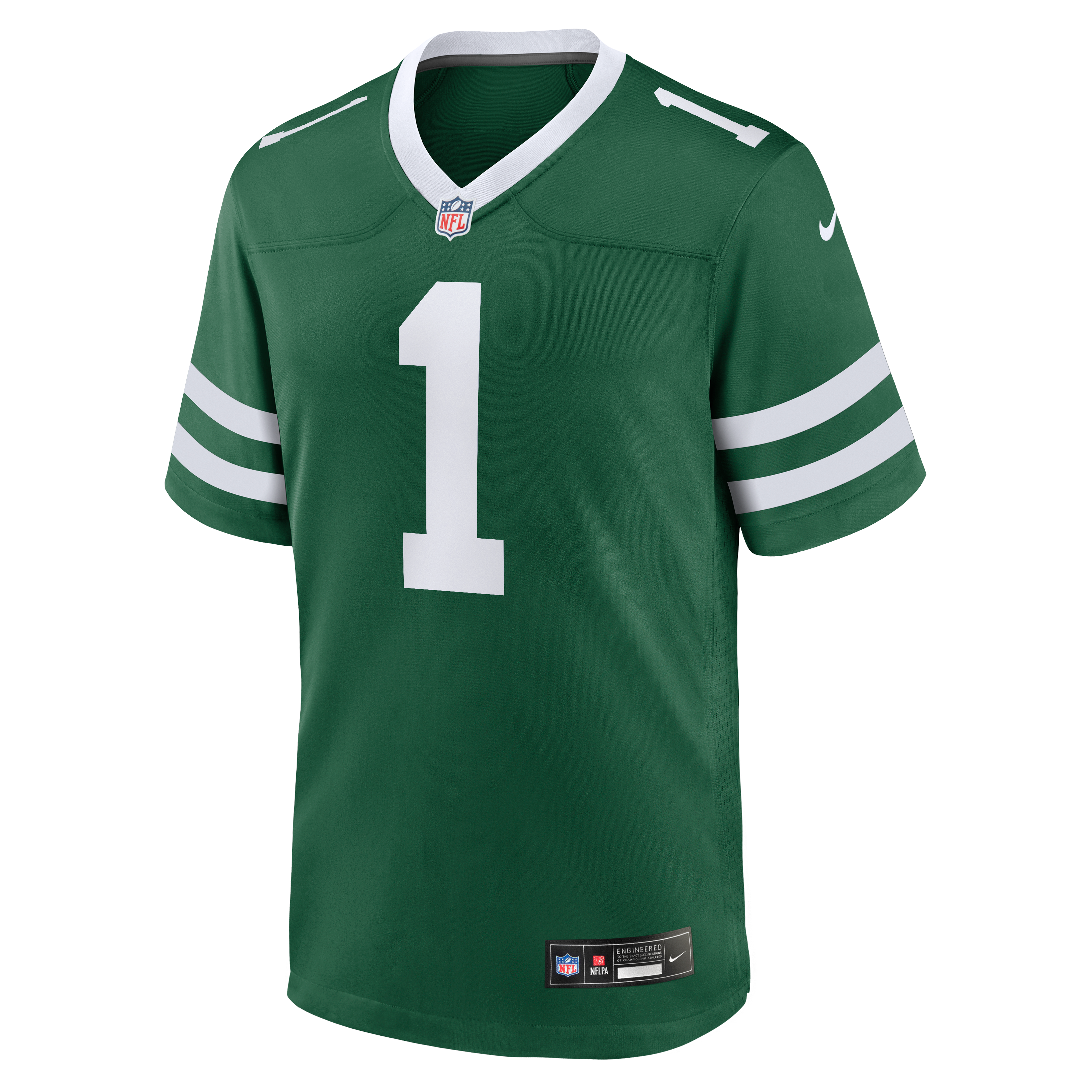 Men's New York Jets Nike David Bailey Legacy Green 2026 Nfl Draft First Round Pick No 2 Team Game Jersey