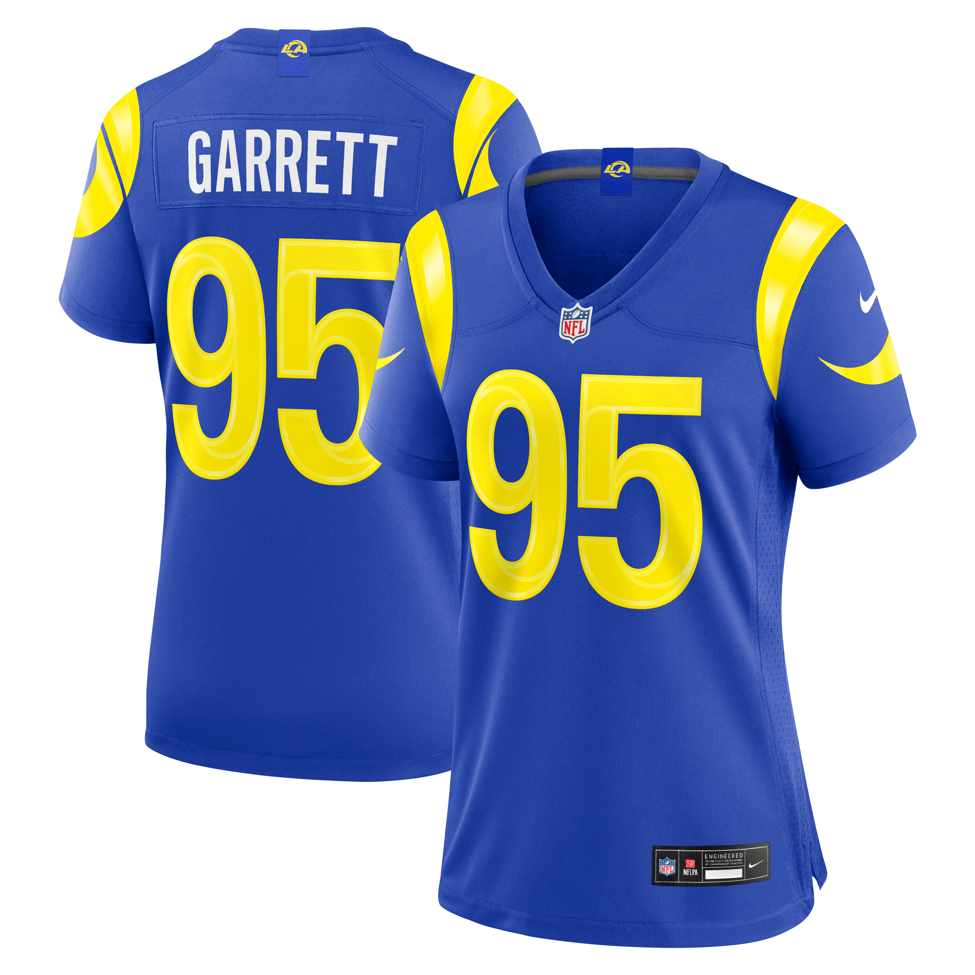 Women's Los Angeles Rams Myles Garrett Nike Royal Team Game Jersey