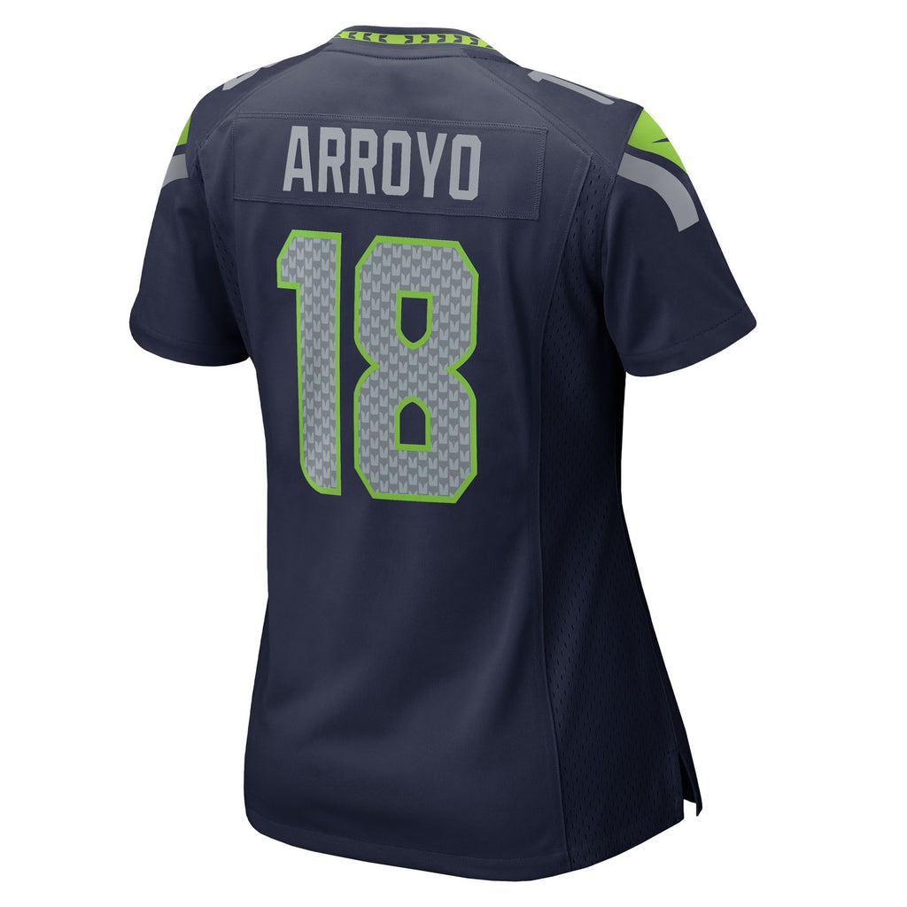 Women's Seattle Seahawks Elijah Arroyo Nike College Navy Team Game Jersey