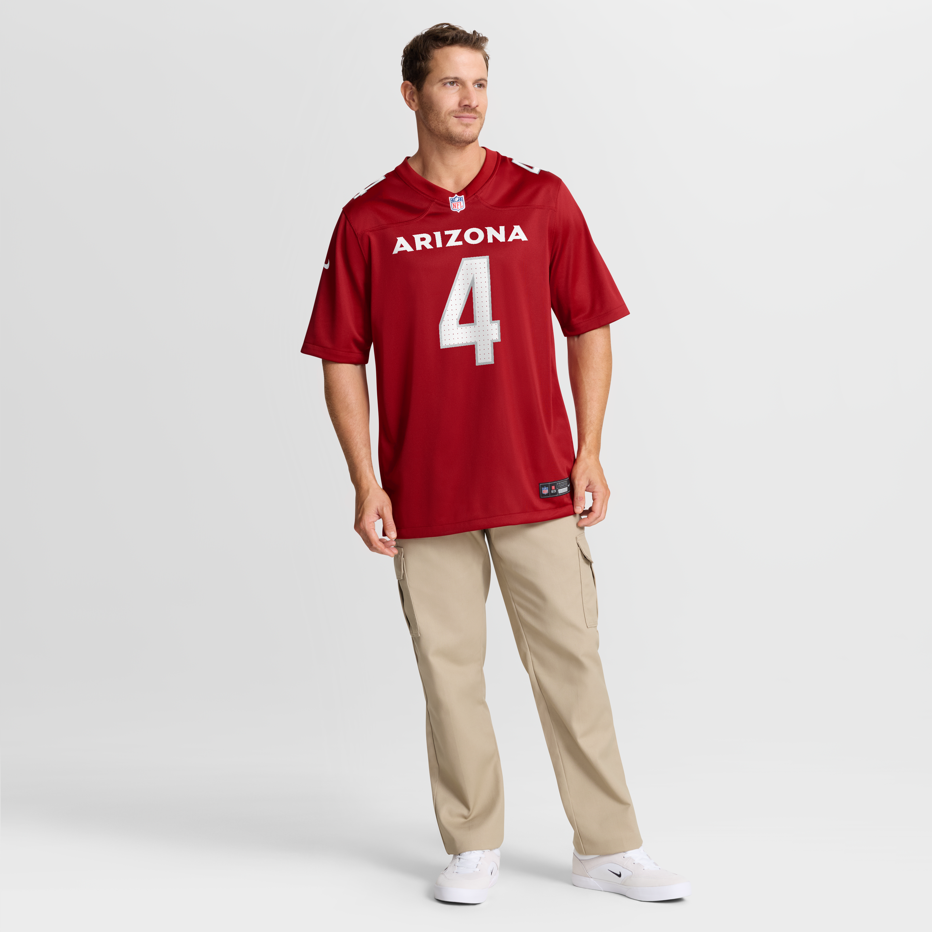 Men's Arizona Cardinals Jeremiyah Love Nike Cardinal 2026 Nfl Draft First Round Pick No 3 Team Game Jersey