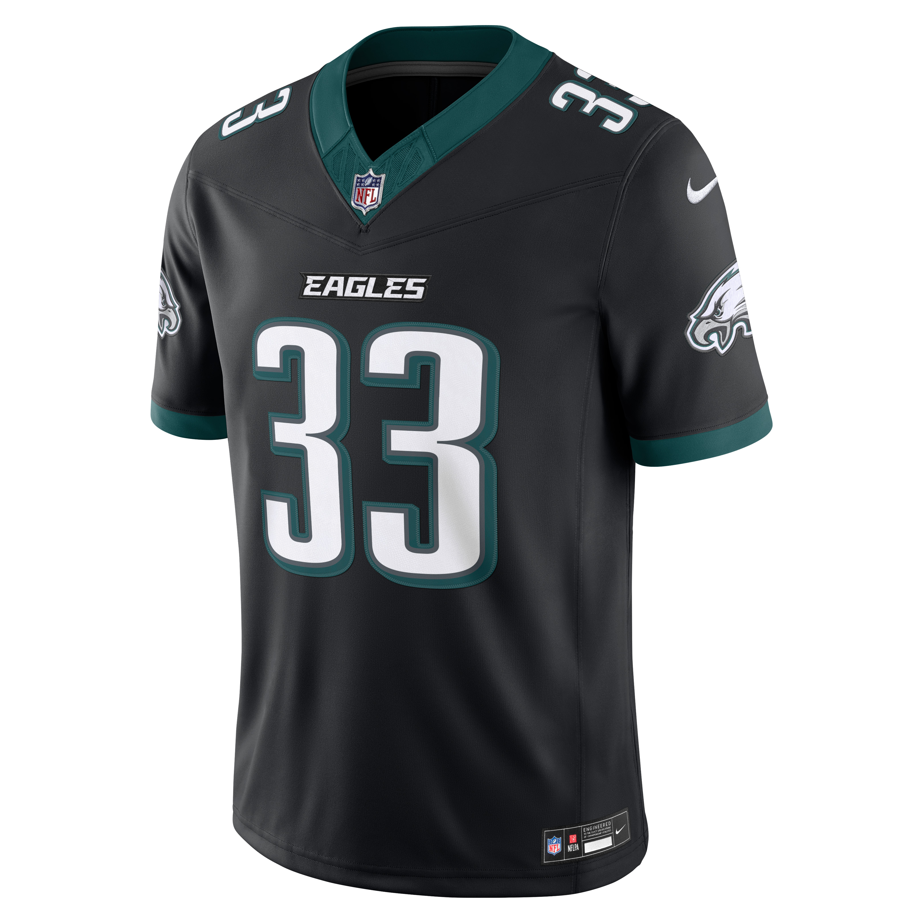 Men's Philadelphia Eagles Cooper Dejean Nike Black Alternate Vapor Fuse Stitched Limited Jersey