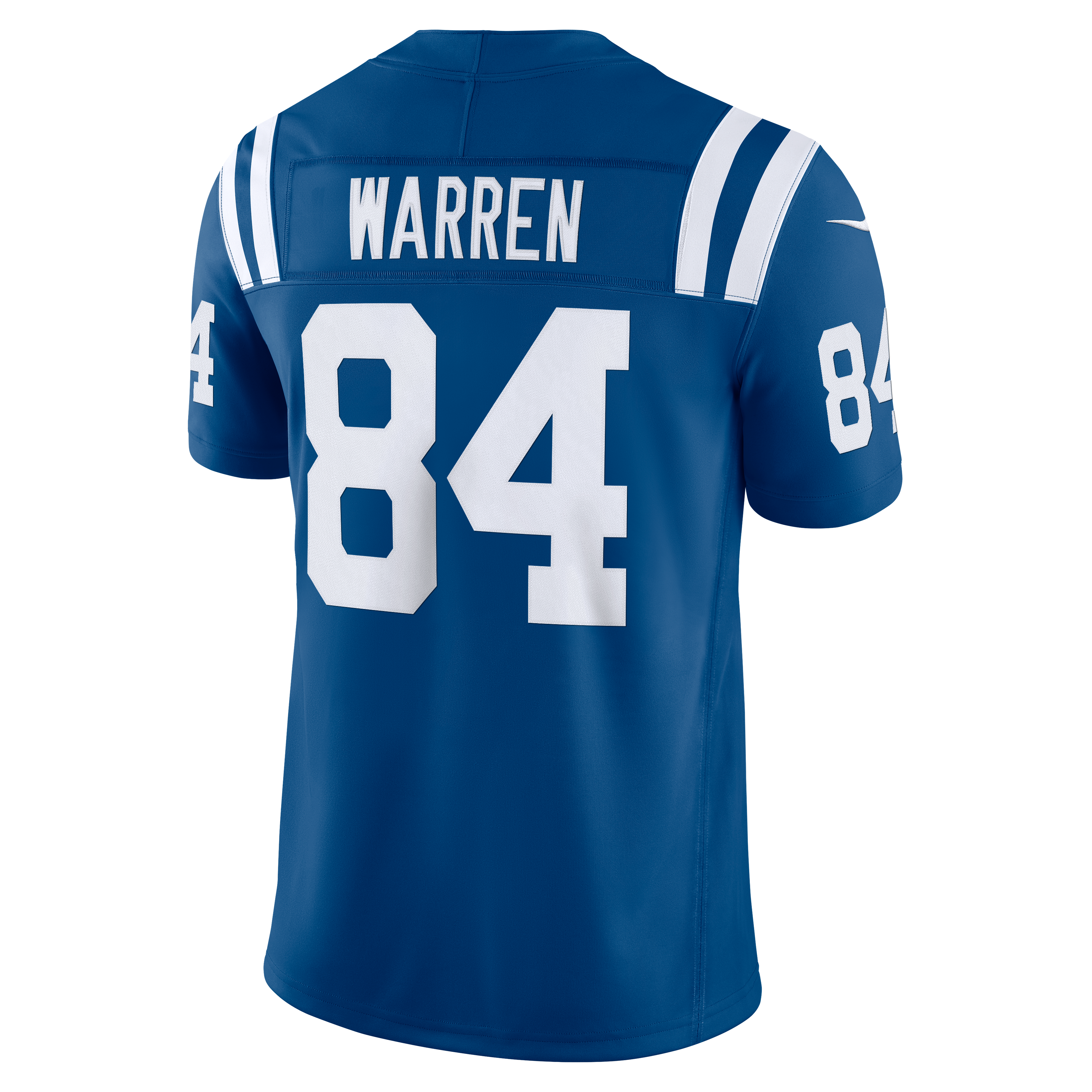 Men's Indianapolis Colts Tyler Warren Nike Royal Team Vapor Fuse Stitched Limited Jersey