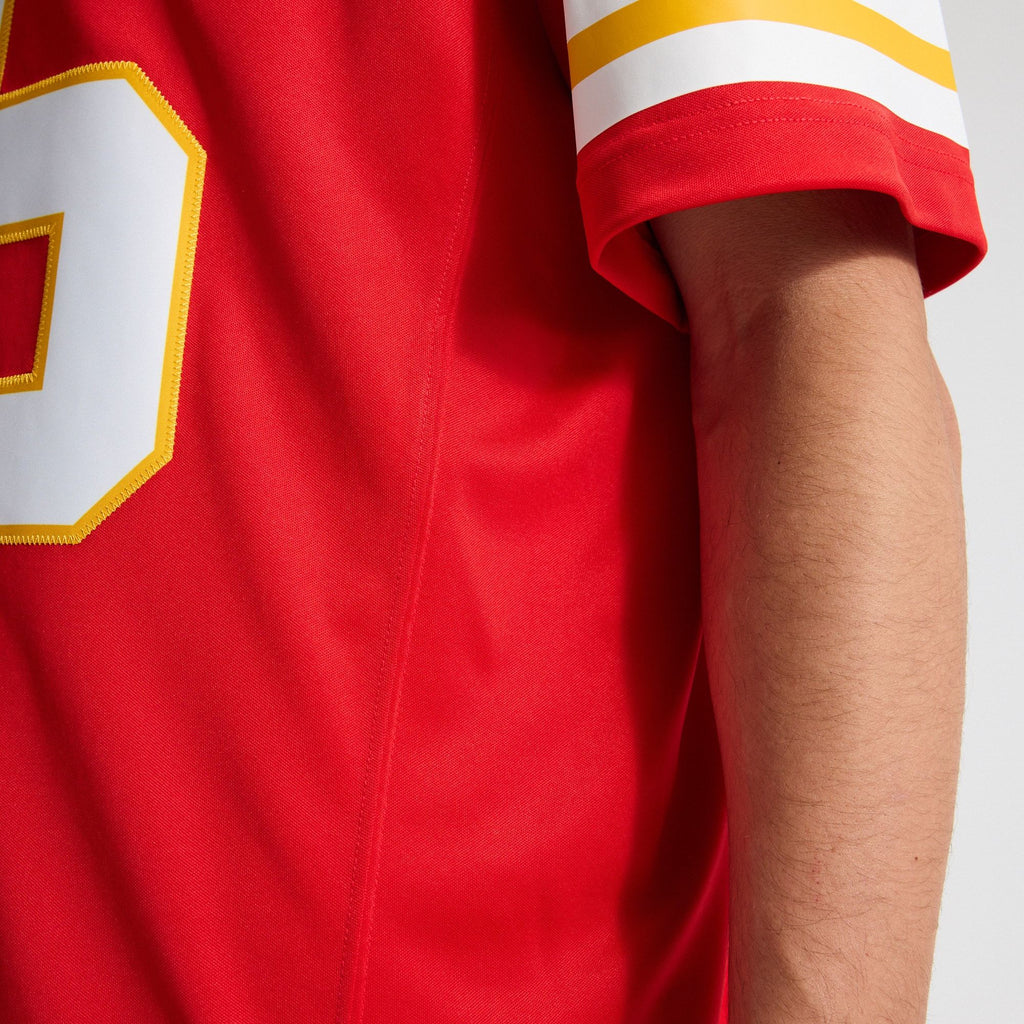 Men's Kansas City Chiefs Patrick Mahomes Nike Red Team Vapor Fuse Stitched Limited Jersey
