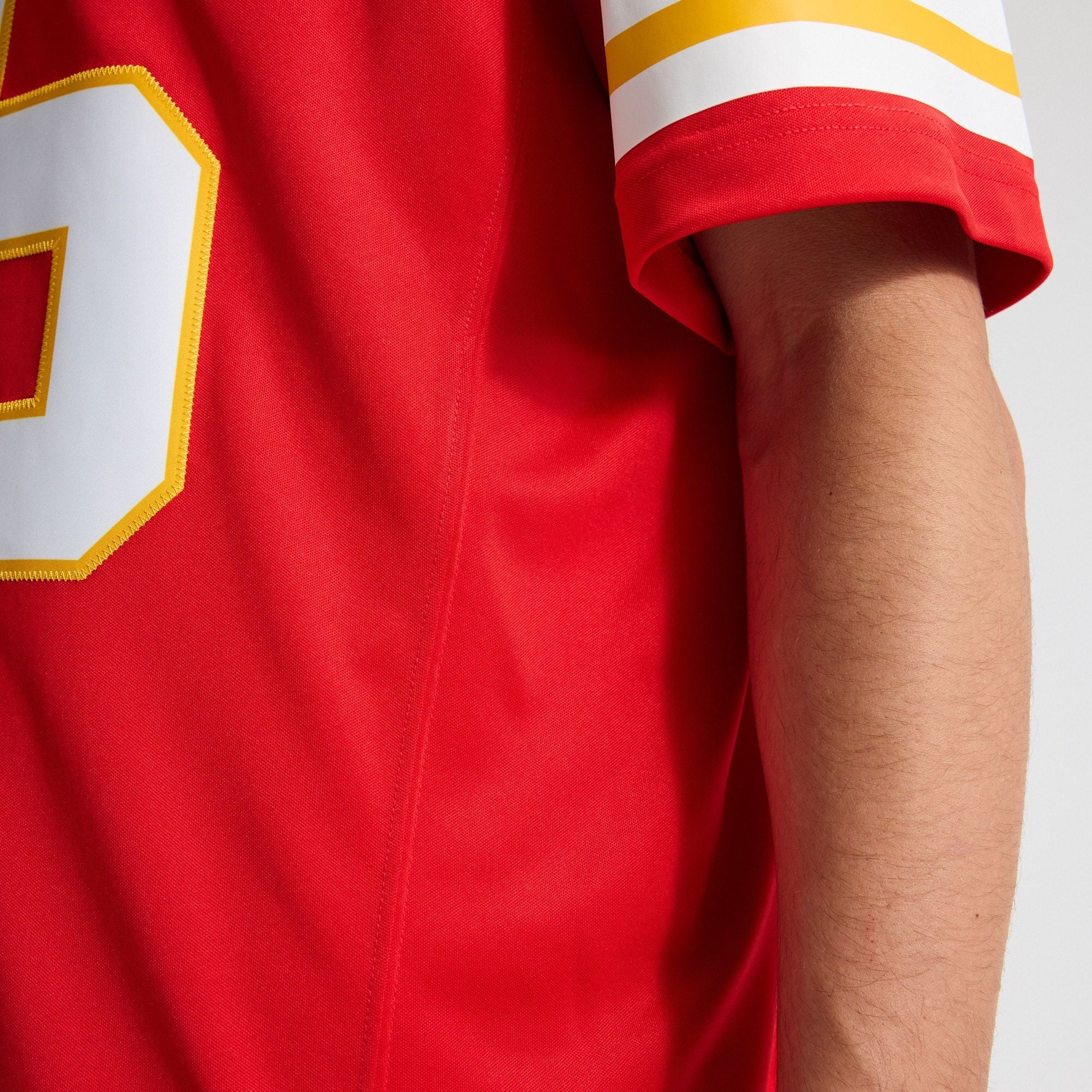 Men's Kansas City Chiefs Patrick Mahomes Nike Red Team Vapor Fuse Stitched Limited Jersey