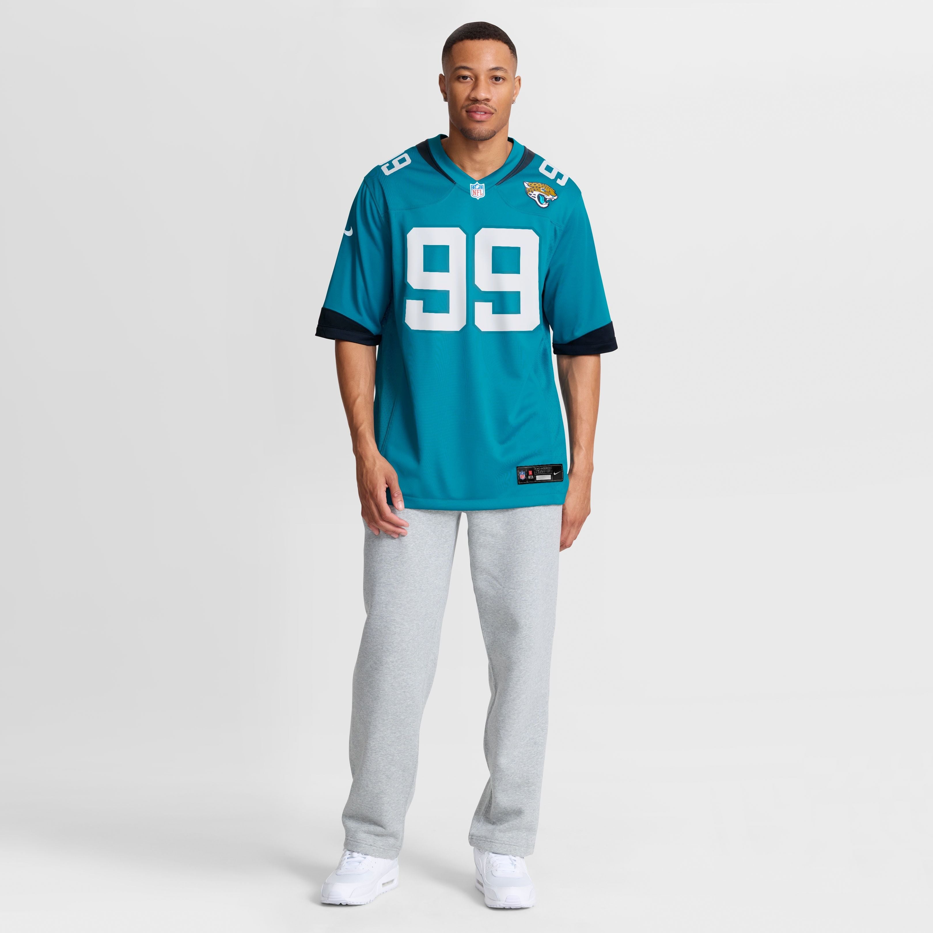 Men's Jacksonville Jaguars Ruke Orhorhoro Nike Teal Team Game Jersey