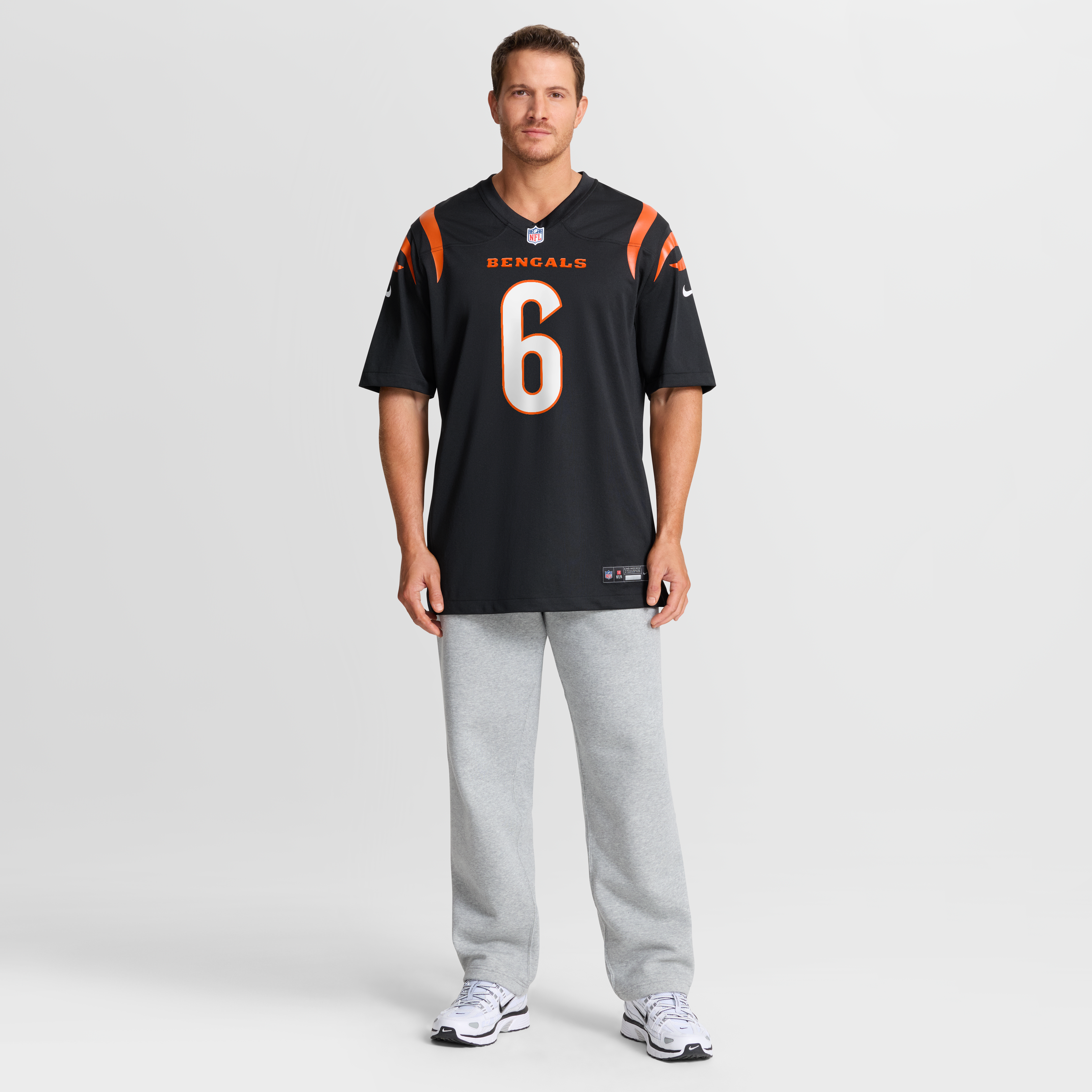 Men's Cincinnati Bengals Bryan Cook Nike Black Team Game Jersey