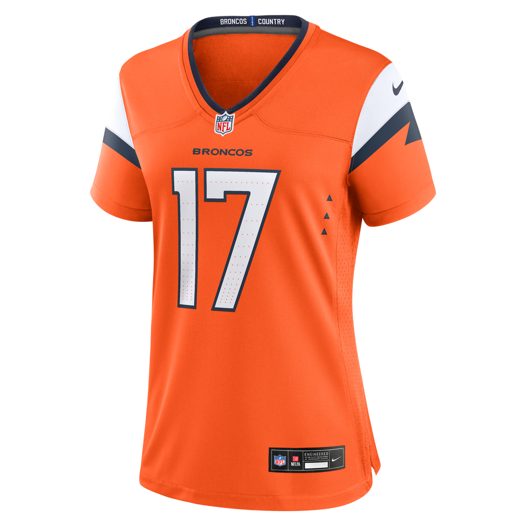 Women's Denver Broncos Liljordan Humphrey Nike Orange Team Game Jersey