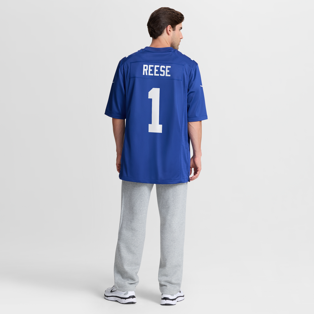 Men's New York Giants Arvell Reese Nike Royal 2026 Nfl Draft First Round Pick No 5 Team Game Jersey