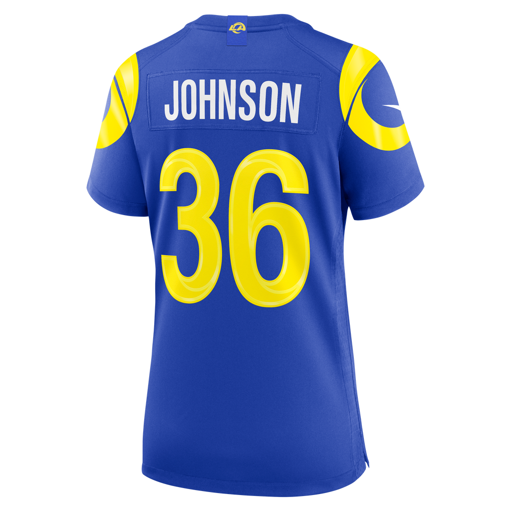 Women's Los Angeles Rams Alex Johnson Nike Royal Team Game Jersey